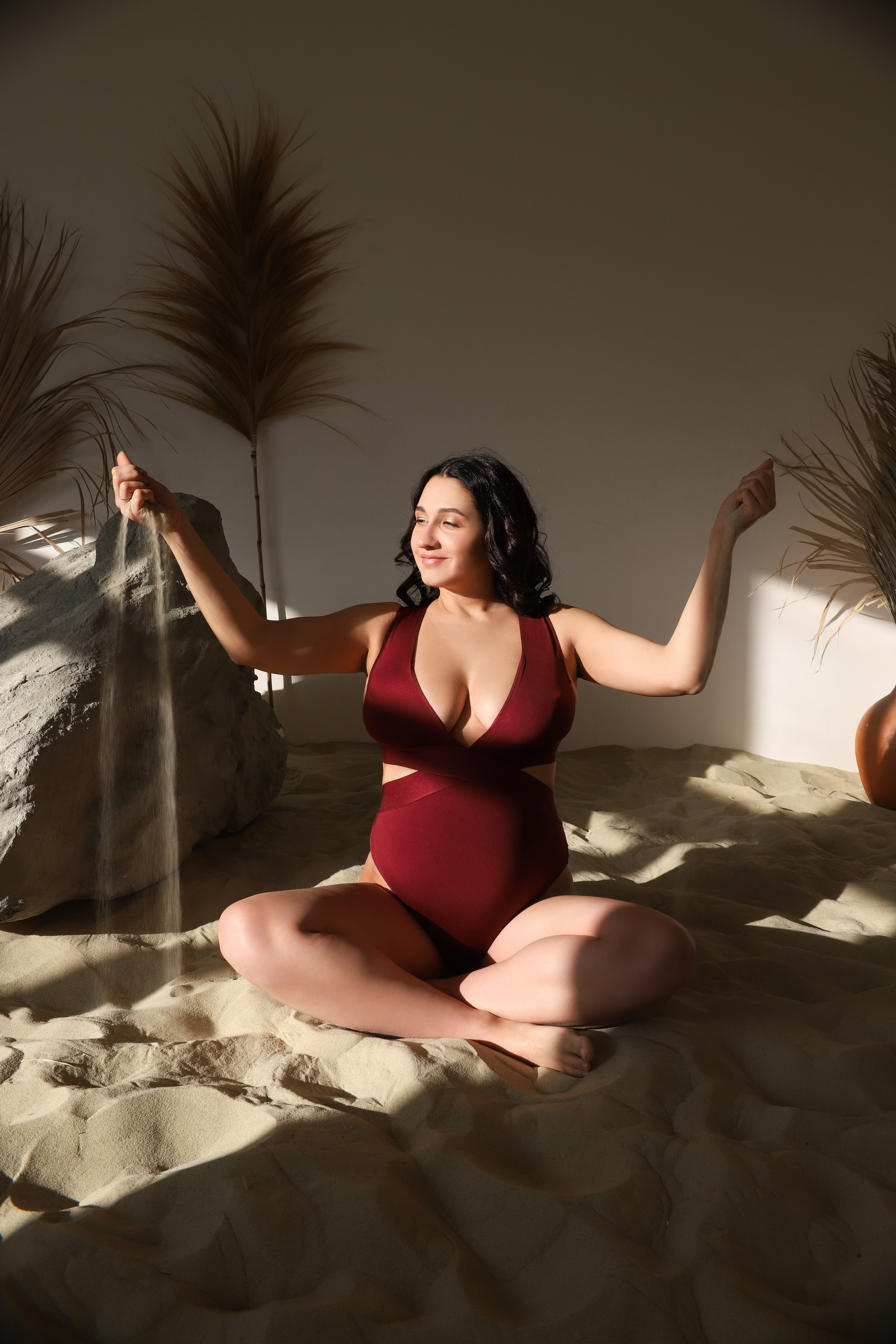 Беременная фотосессия с песком. Ирина Кан Фотограф новорожденных в Екатеринбурге