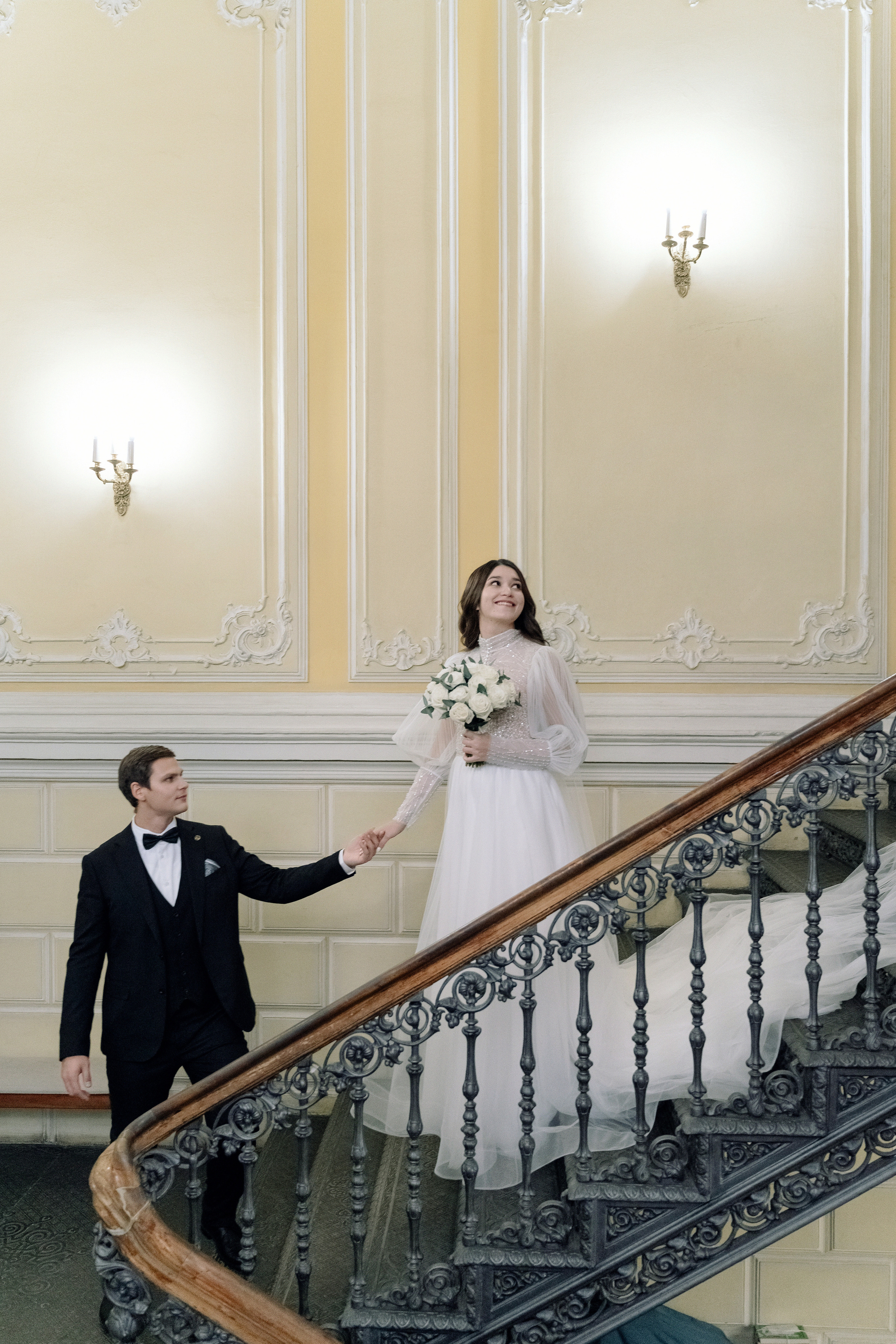 Дарья и Даниил: Читальня имени Пушкина АРХИВ. Свадебный фотограф Москва