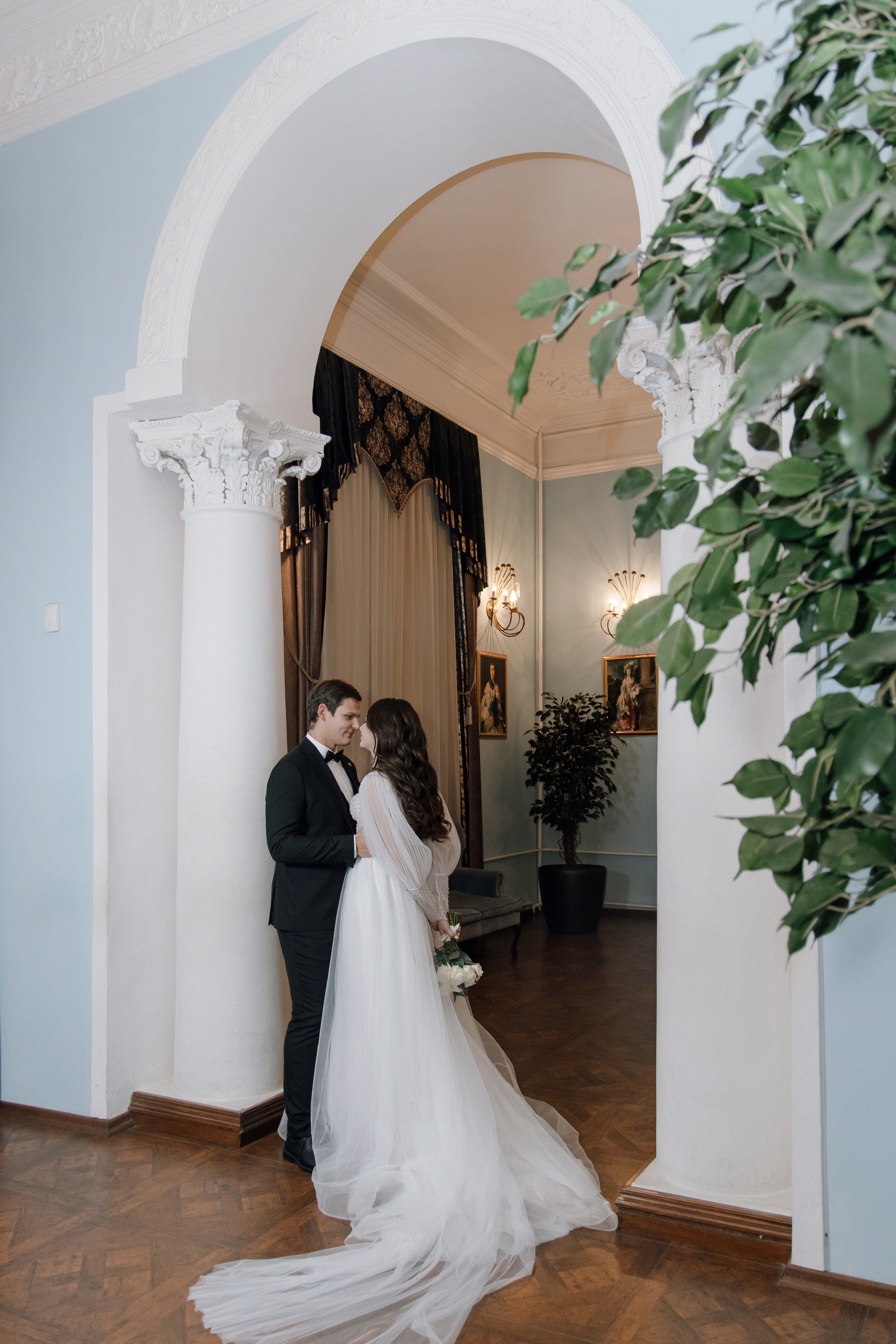 Дарья и Даниил: Читальня имени Пушкина АРХИВ. Свадебный фотограф Москва