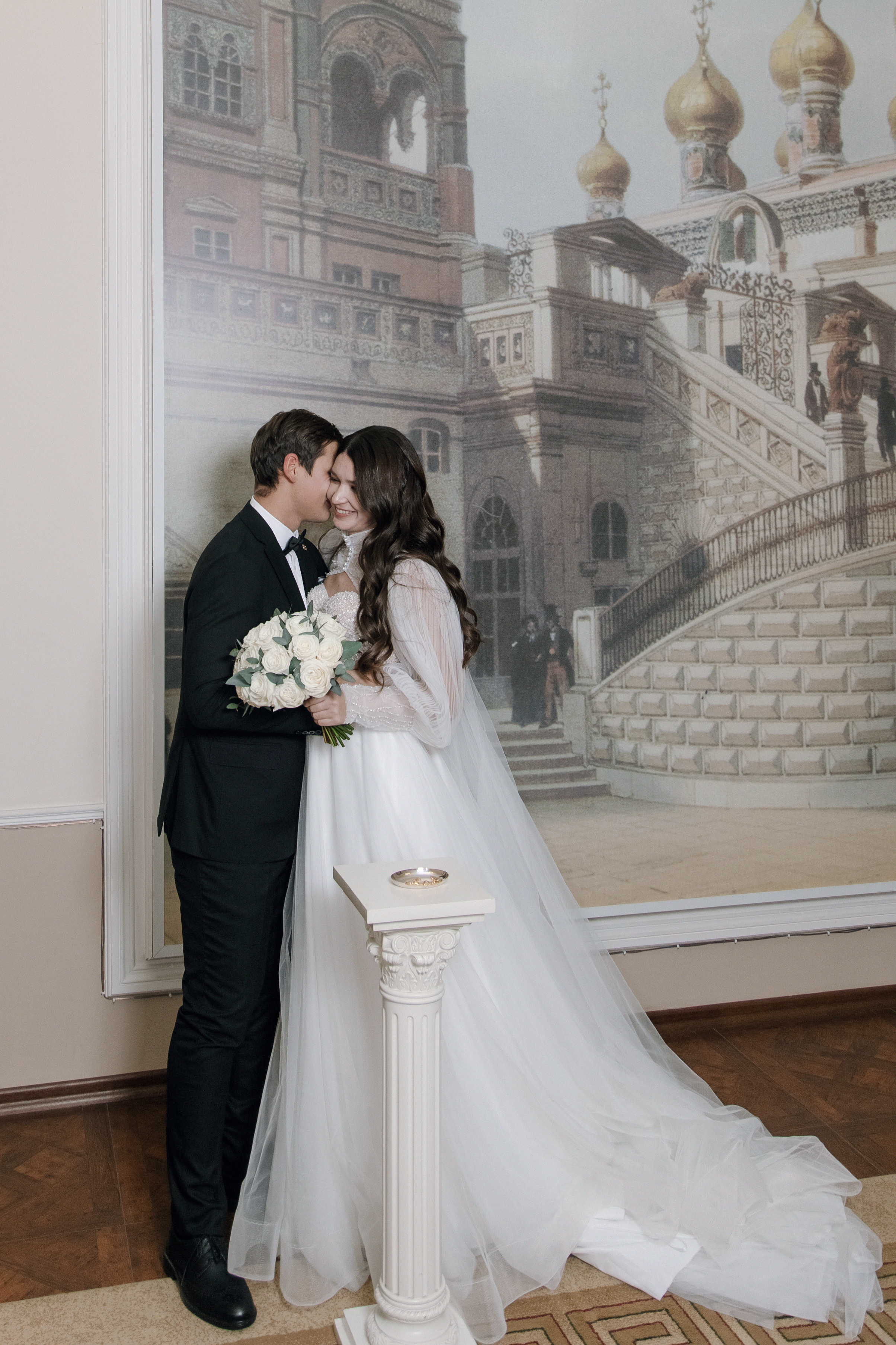 Дарья и Даниил: Читальня имени Пушкина АРХИВ. Свадебный фотограф Москва