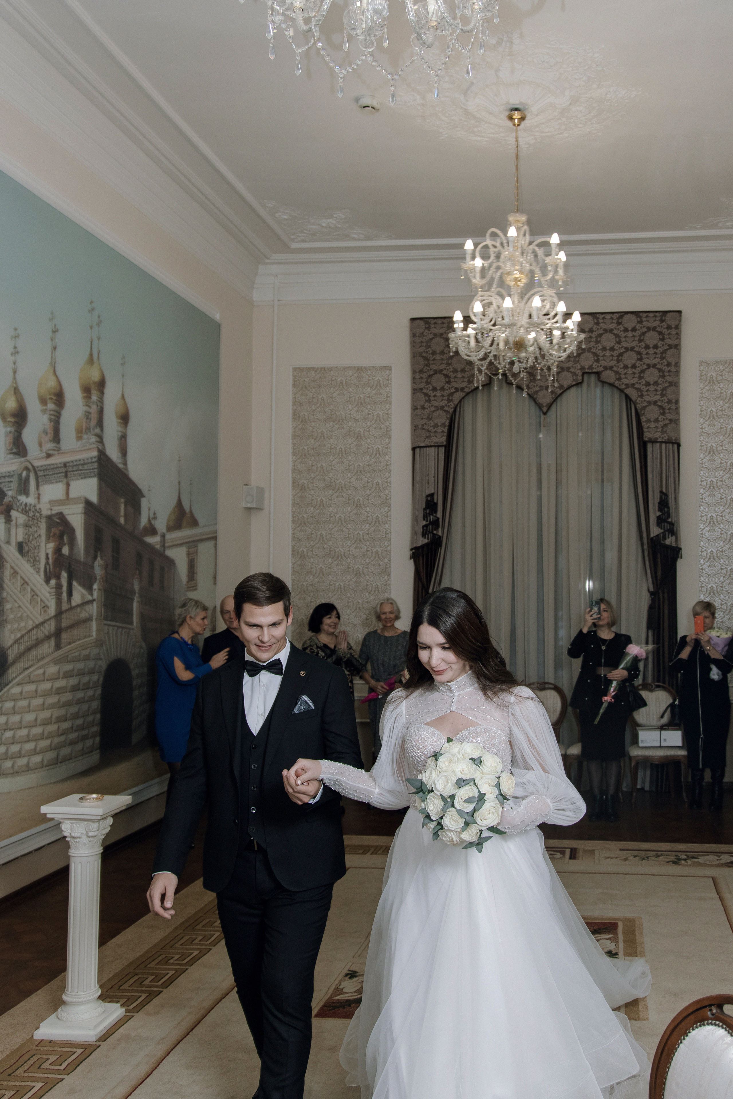 Дарья и Даниил: Читальня имени Пушкина АРХИВ. Свадебный фотограф Москва