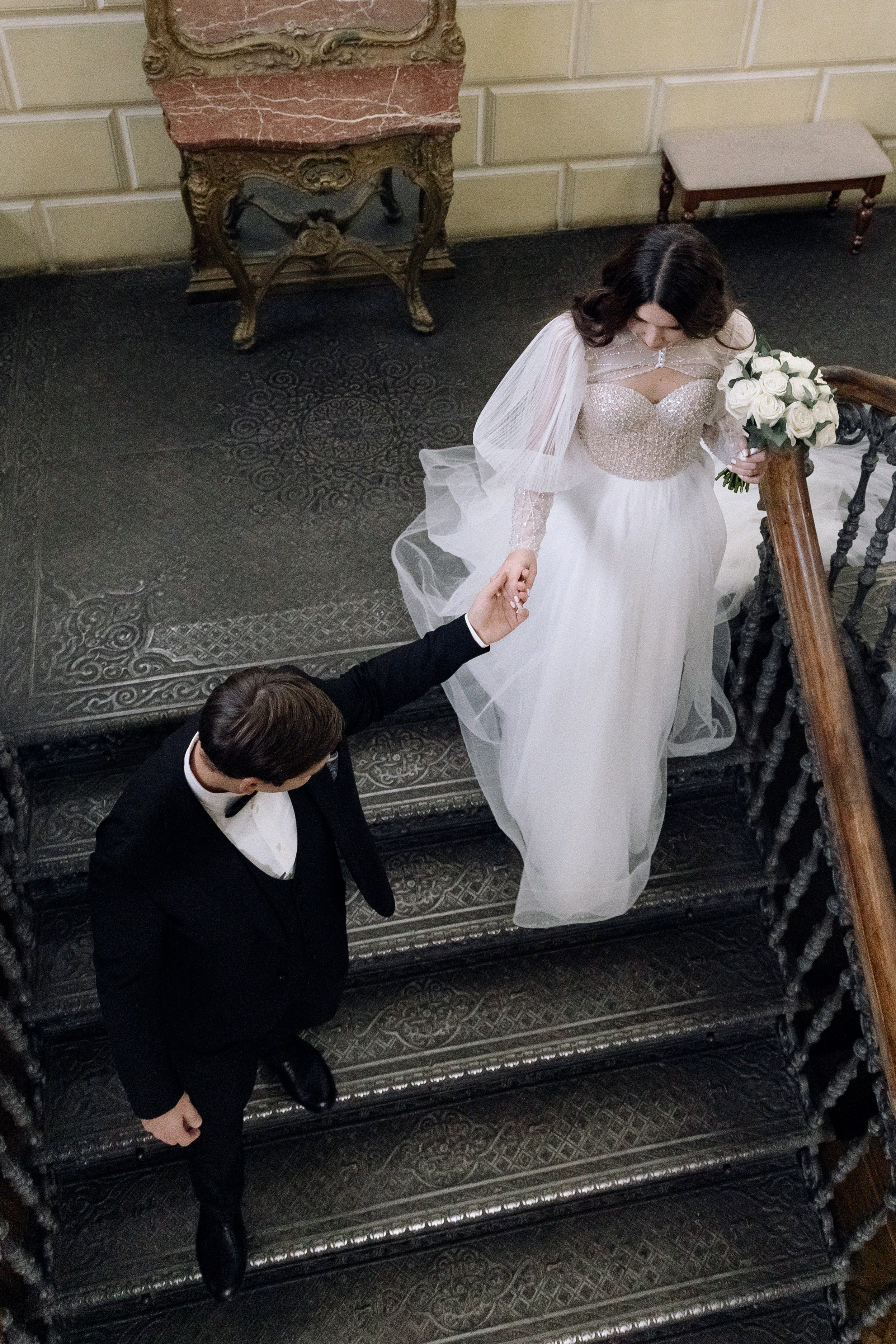 Дарья и Даниил: Читальня имени Пушкина АРХИВ. Свадебный фотограф Москва