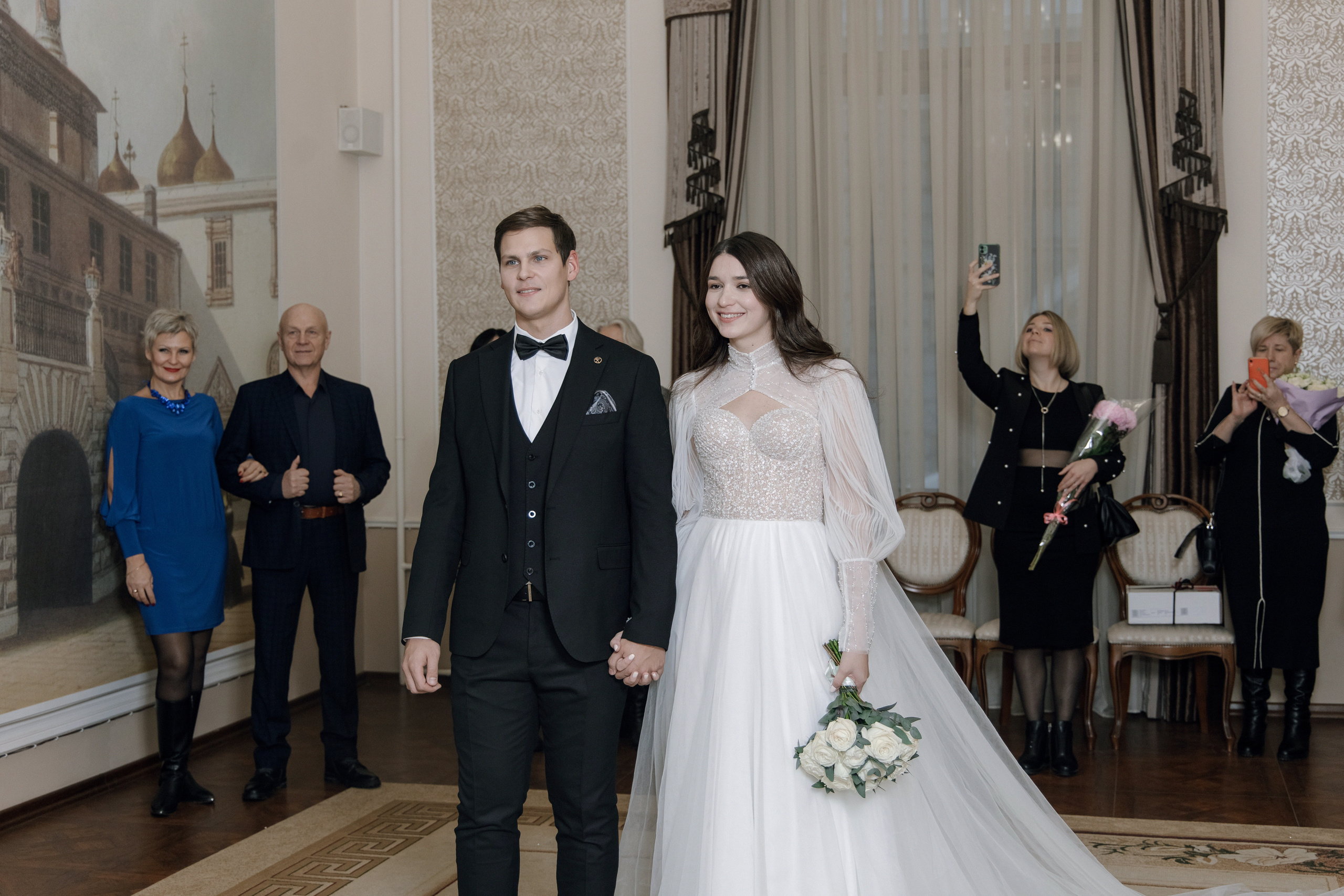 Дарья и Даниил: Читальня имени Пушкина АРХИВ. Свадебный фотограф Москва