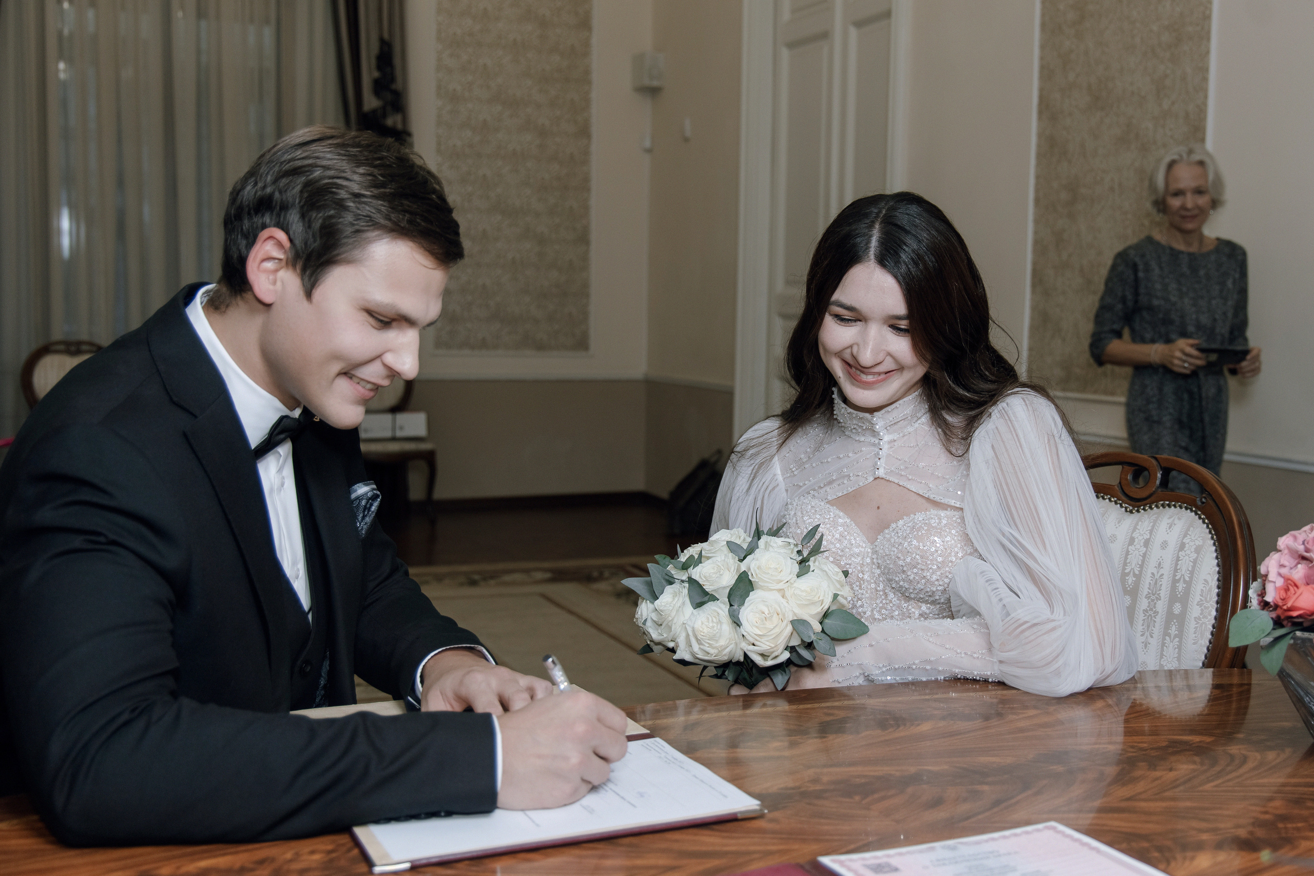 Дарья и Даниил: Читальня имени Пушкина АРХИВ. Свадебный фотограф Москва