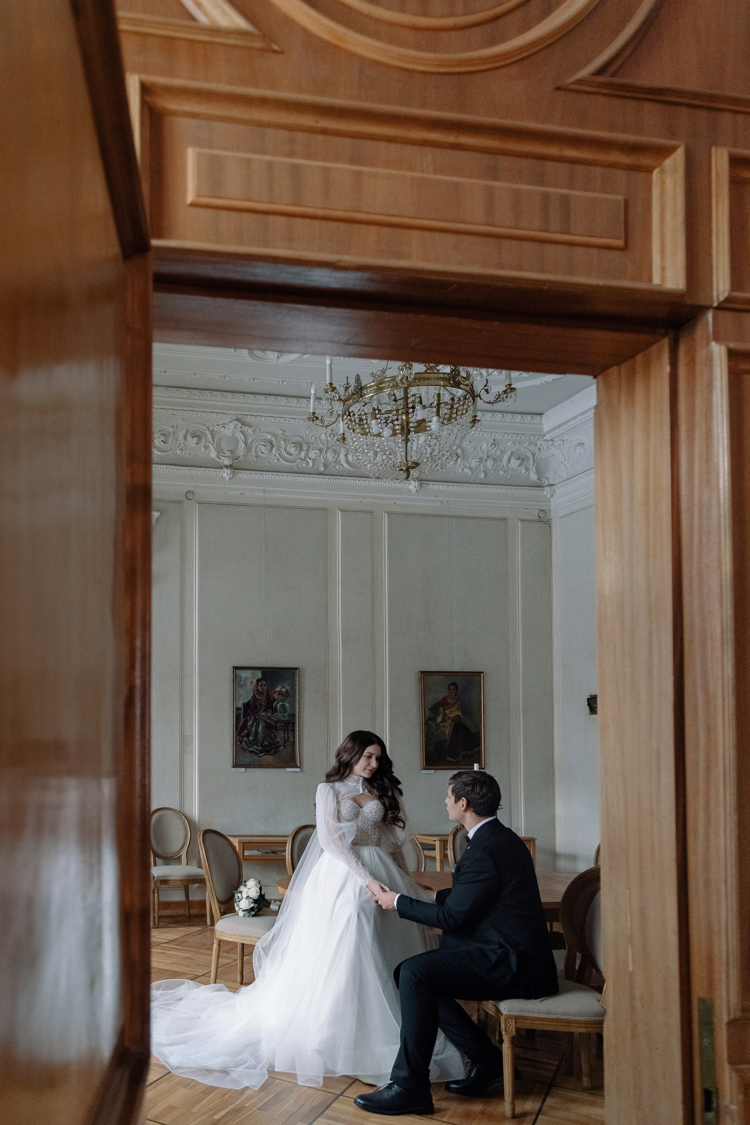 Дарья и Даниил: Читальня имени Пушкина АРХИВ. Свадебный фотограф Москва