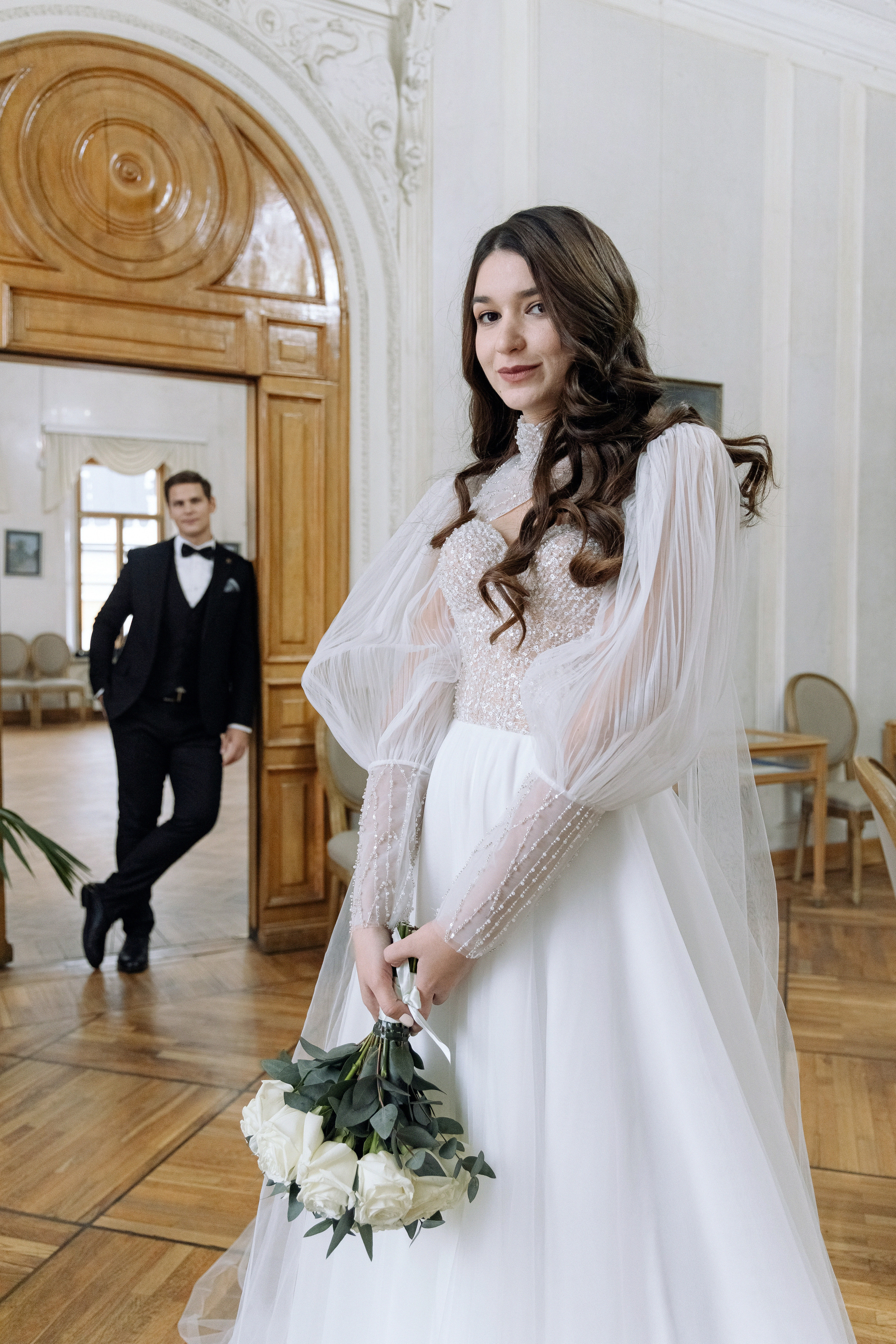 Дарья и Даниил: Читальня имени Пушкина АРХИВ. Свадебный фотограф Москва