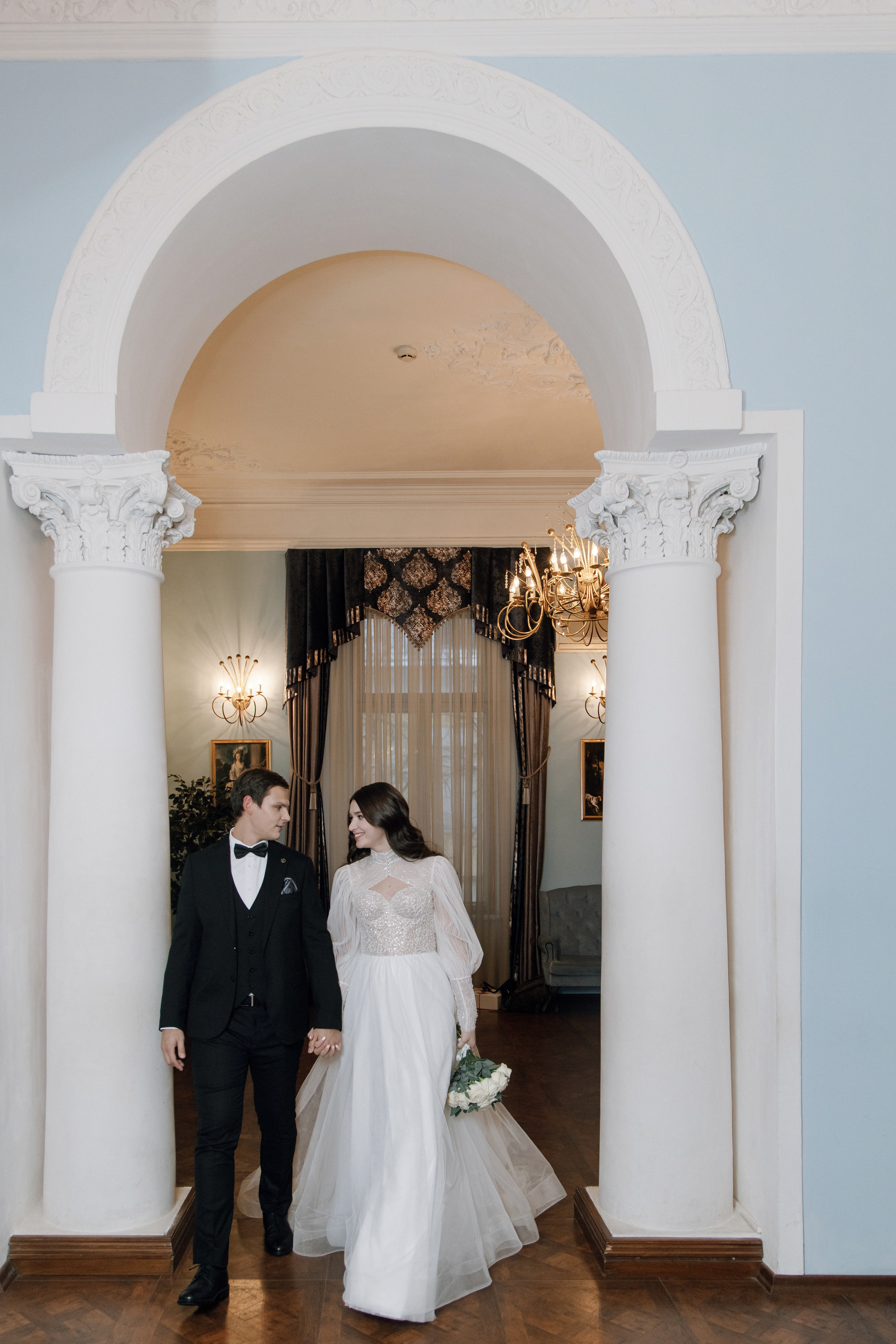 Дарья и Даниил: Читальня имени Пушкина АРХИВ. Свадебный фотограф Москва