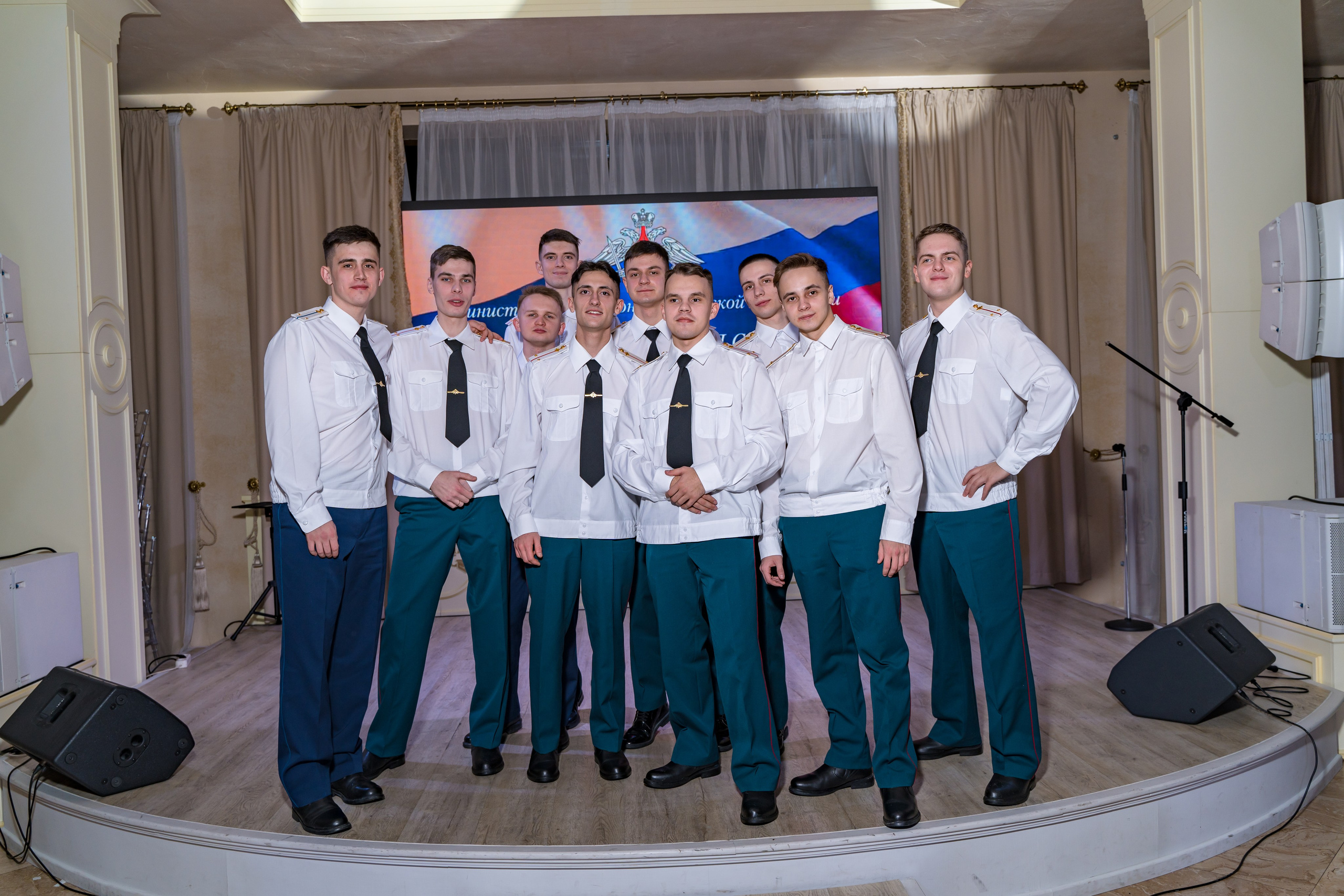 Фотосъемка выпуска военной академии и вручение дипломов