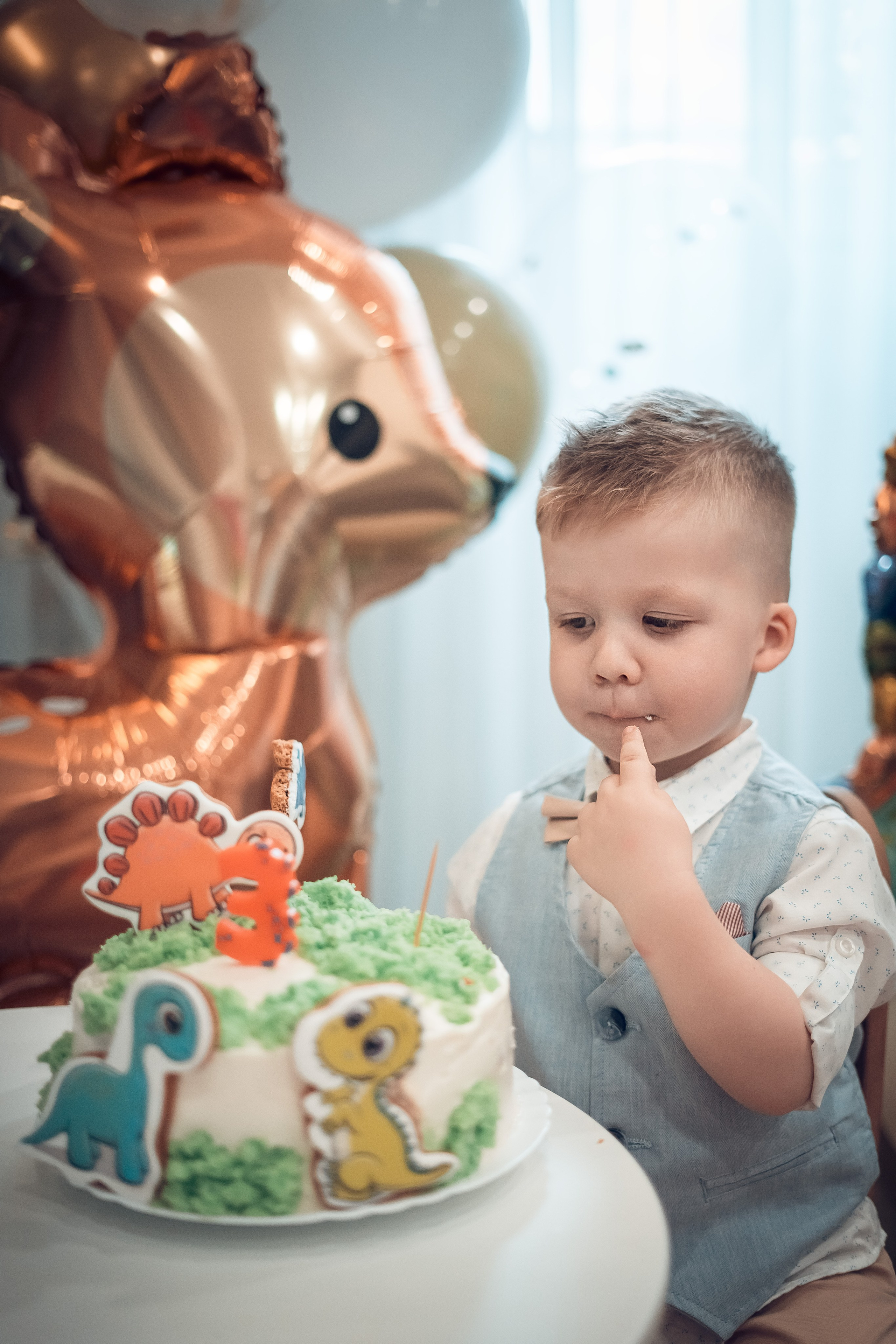 Дэвиду 3 годика