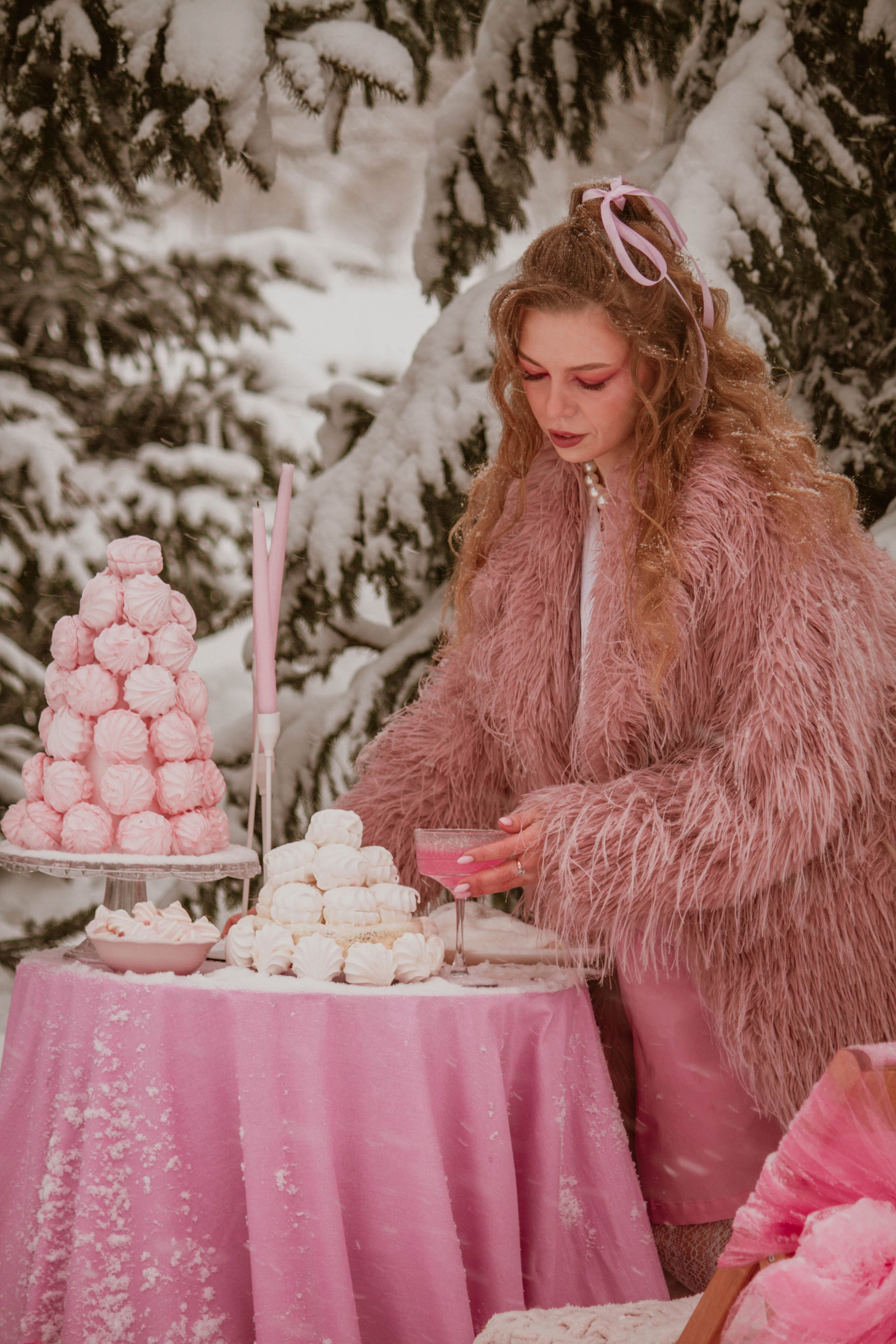 Сладости и снег. Создадим шедевр? Виталина и её фотоискусство