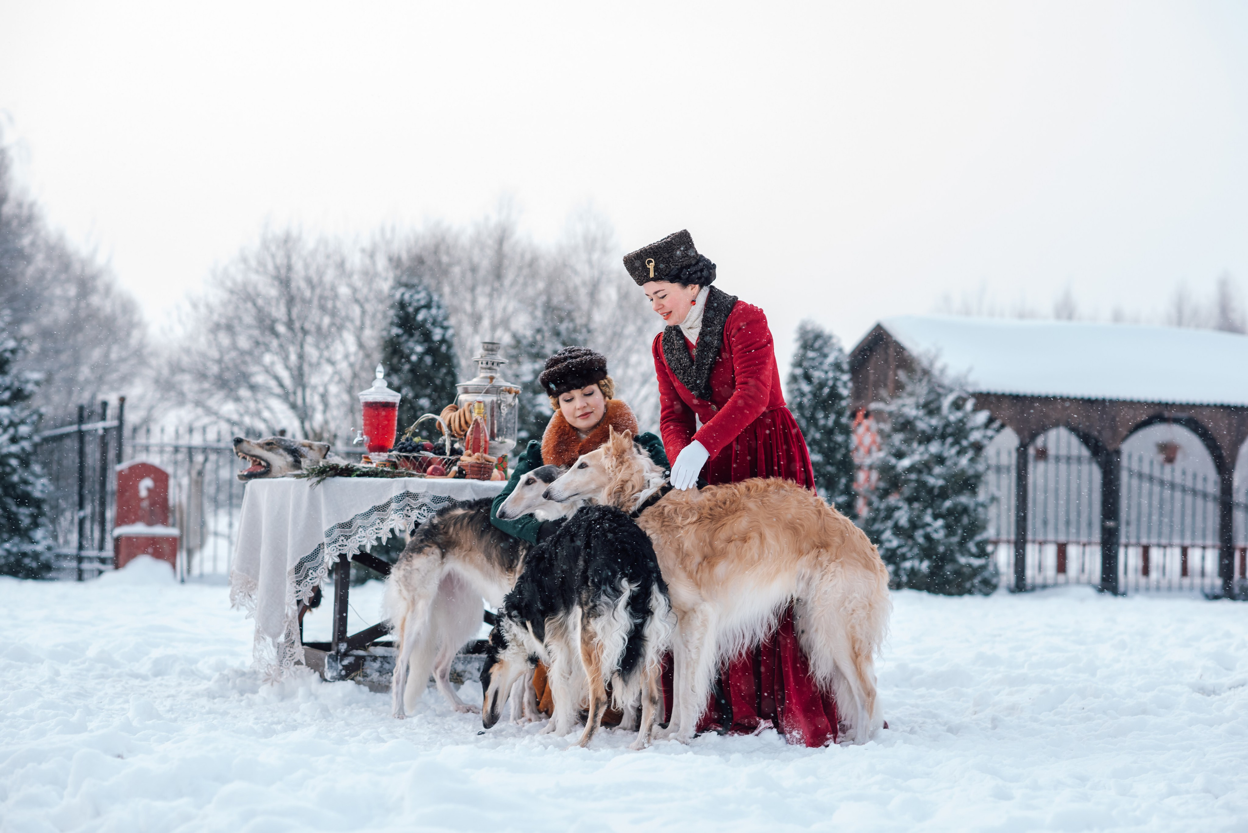 Зимняя парфорсная охота. Фотограф Диана Вальтер