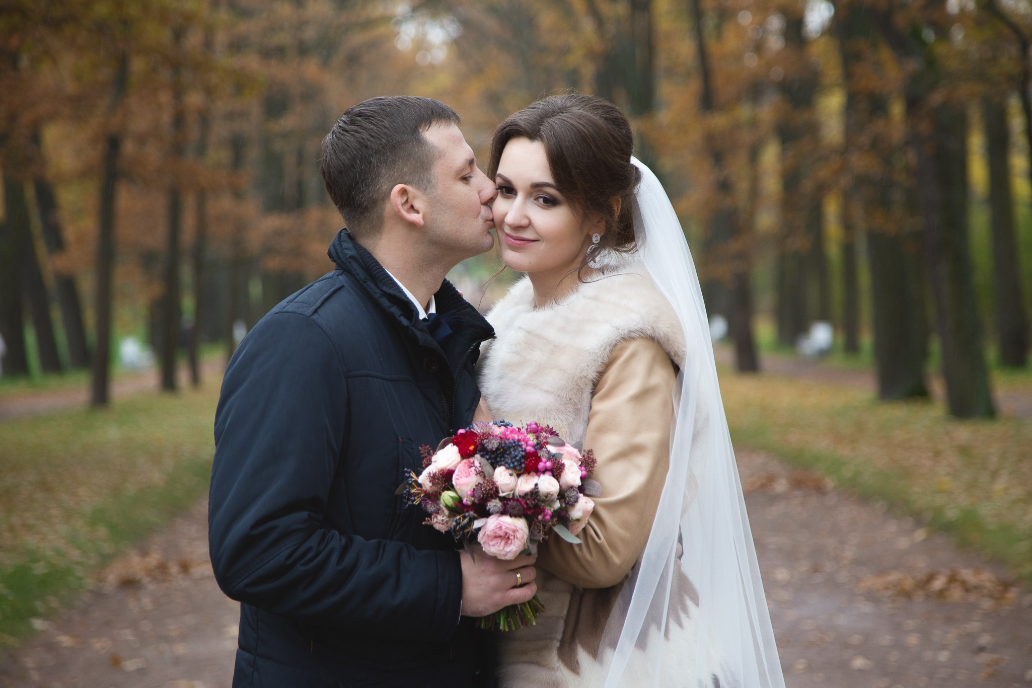 Осенняя свадьба. Фотограф Анастасия Малеева