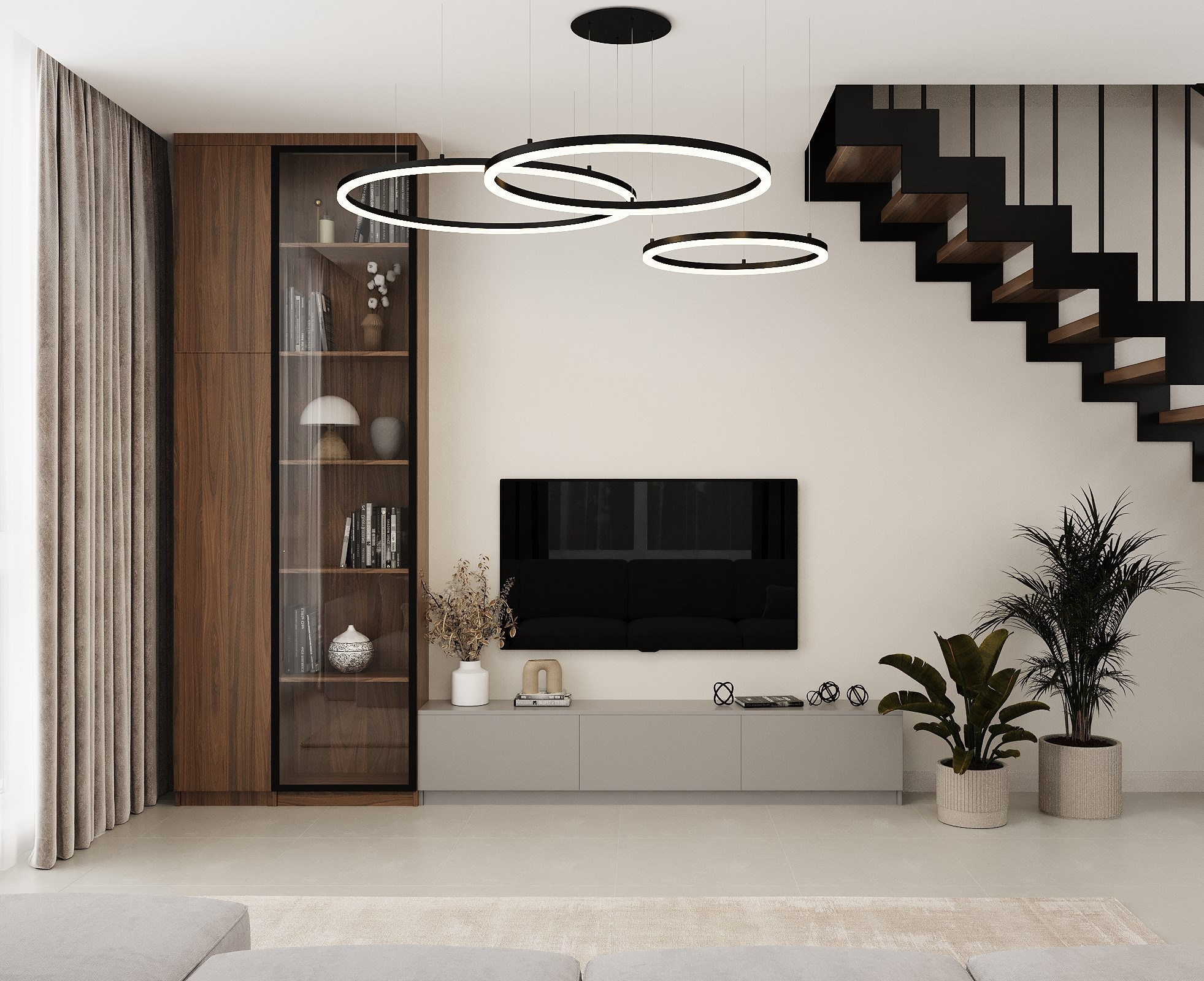 Кухня-гостиная г. Артем. Дизайн интерьера / Дизайн-проект / Лебедь Юлия