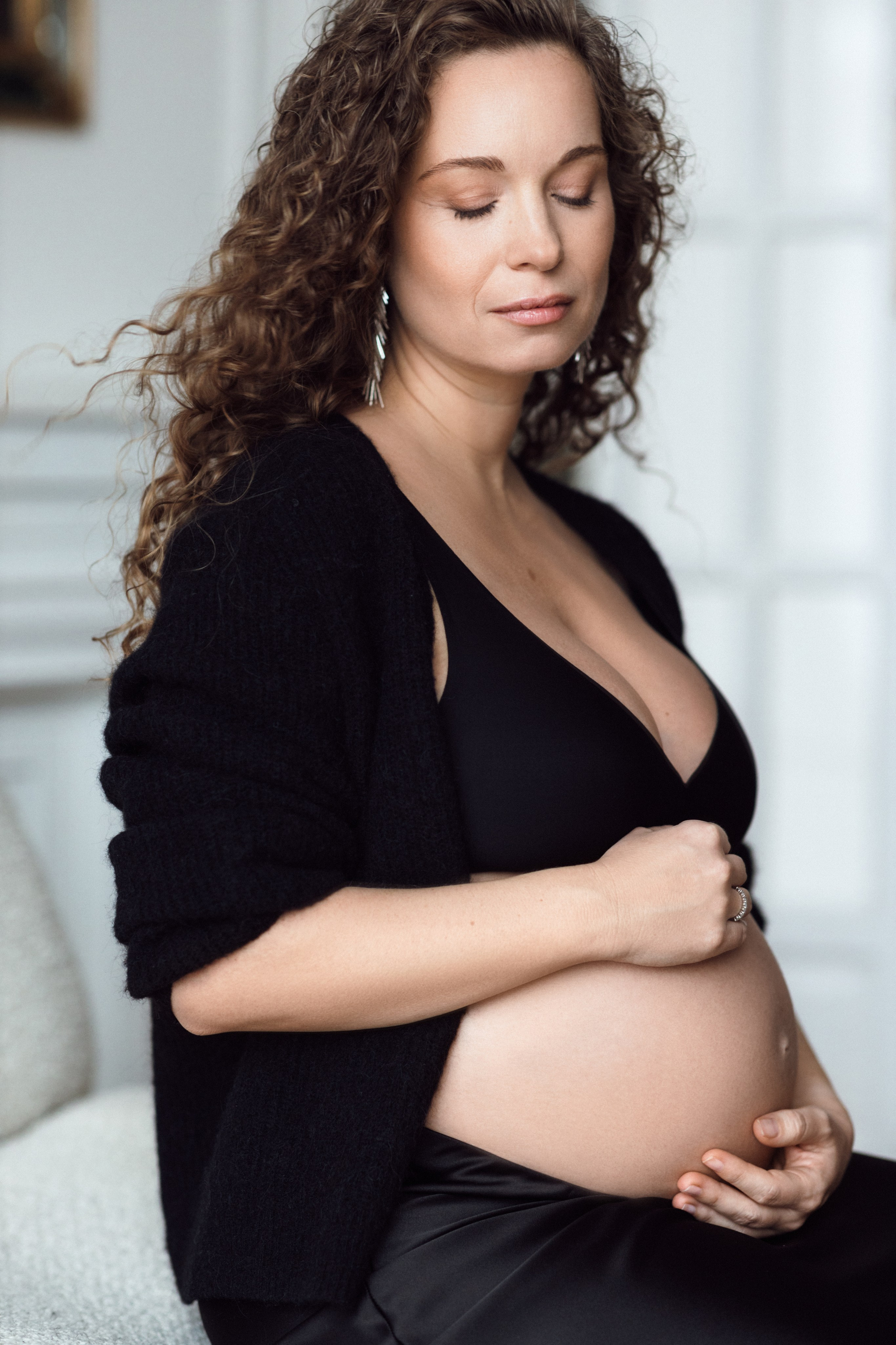 Семейная съемка первой беременности. Света Полетаева Москва