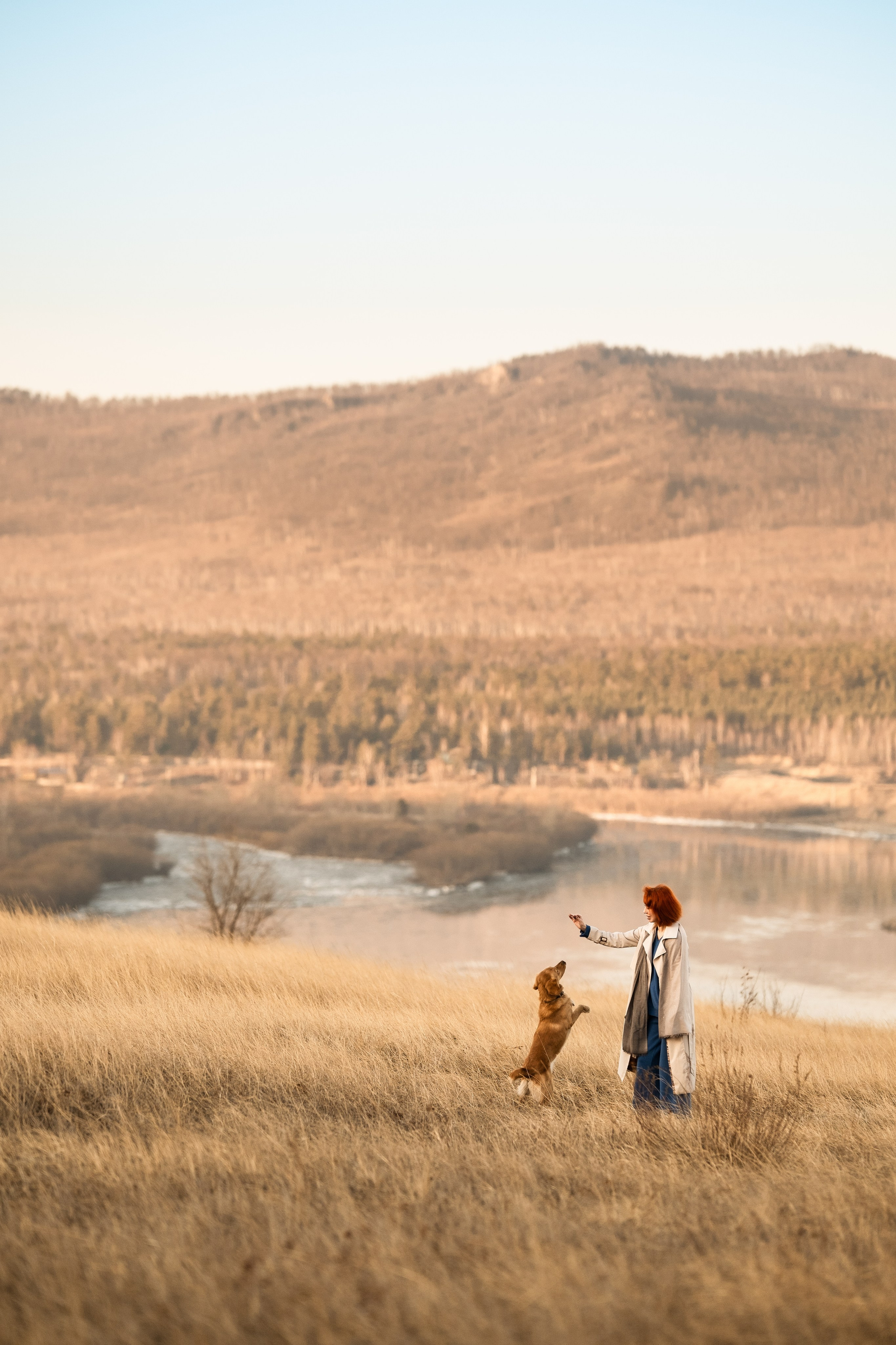 Фотосессия с собакой. Портретный фотограф в Чите Анна Камратова. Помогу Вам создать историю, в которой Вы — главный герой!