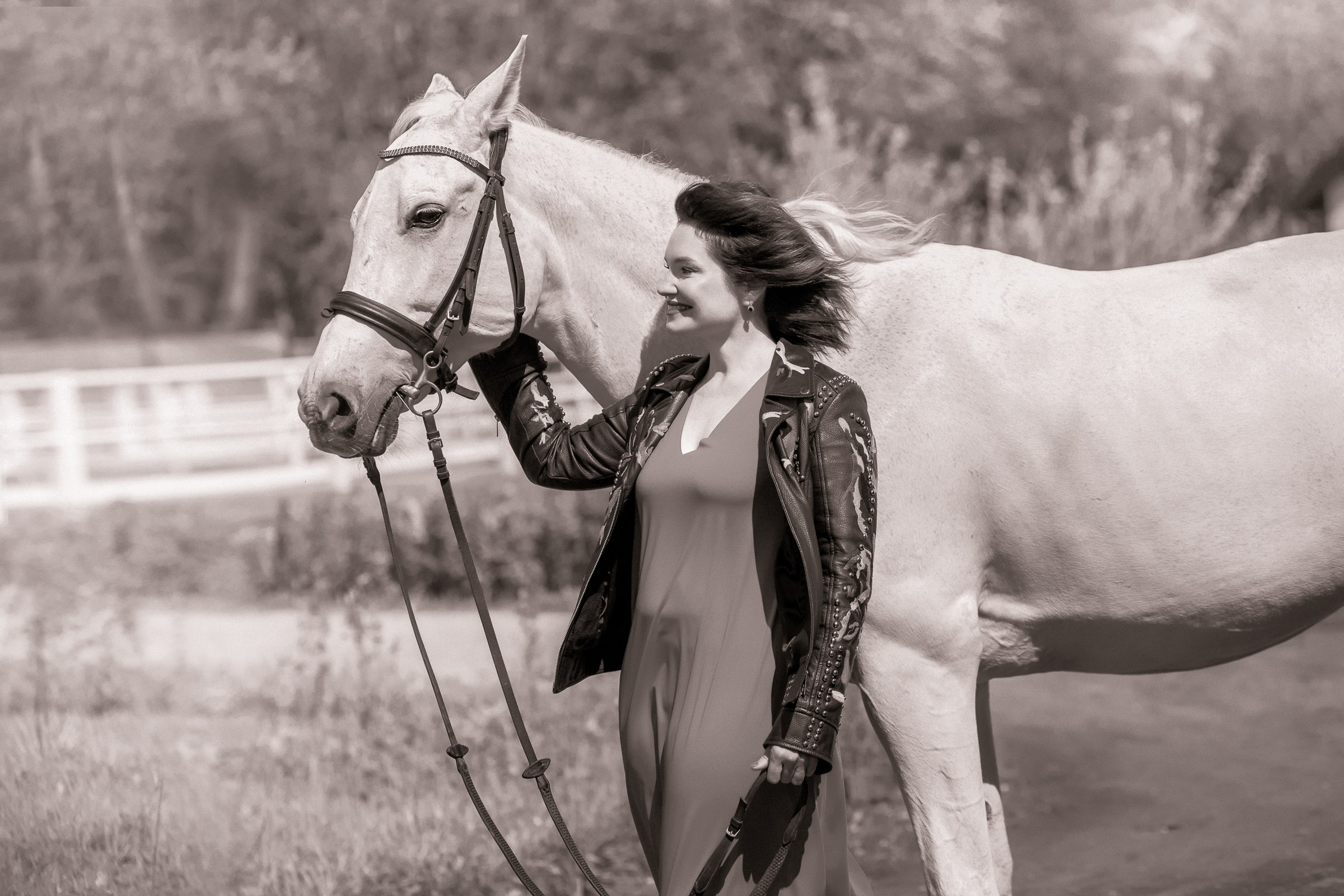 Галина и ее лошадь Сказка. Фотограф женский и мужской портрет Санкт-Петербург