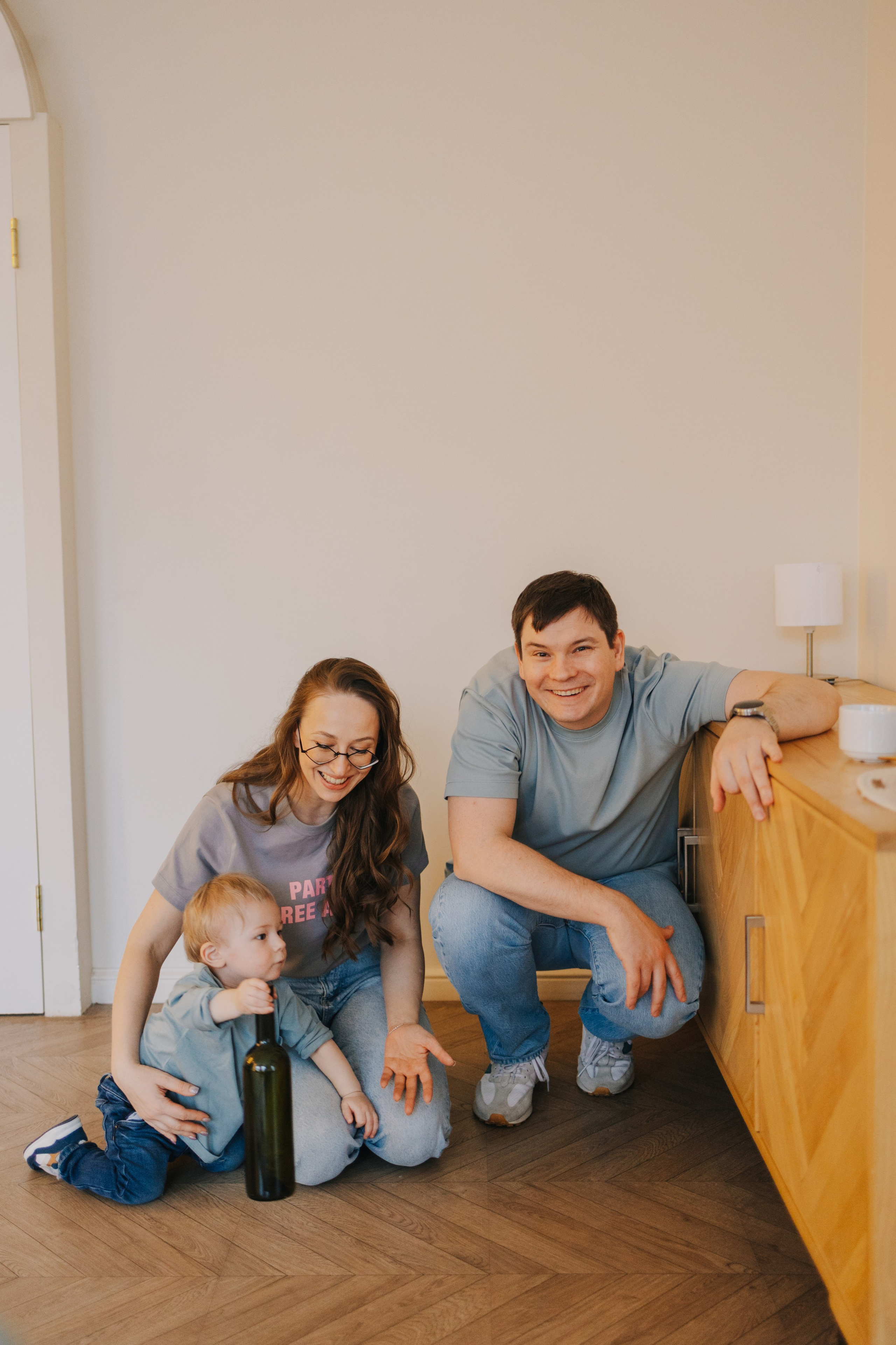 Большая семья. Домашняя фотосессия