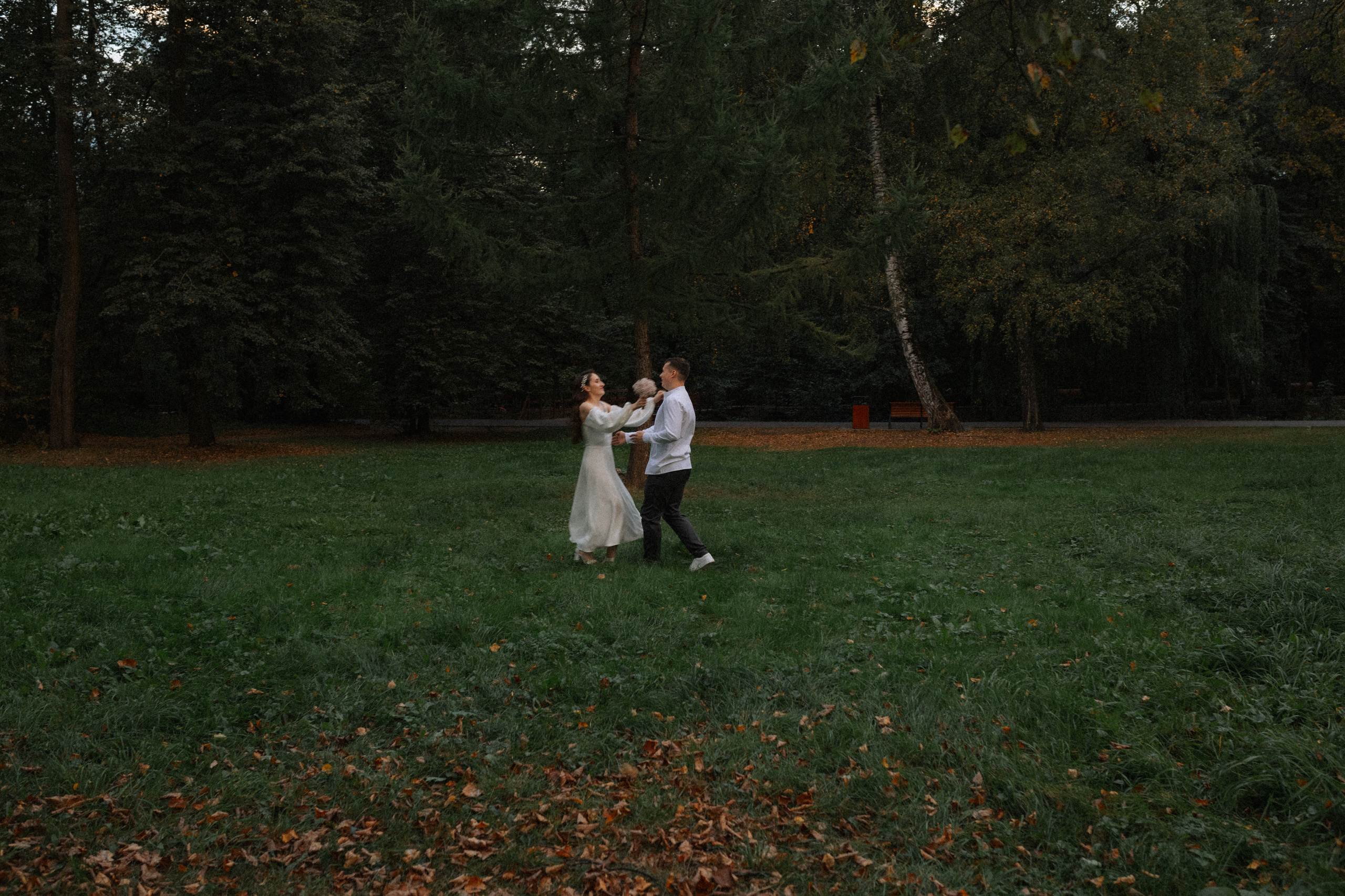 Свадебная прогулка Влада и Ани. Семейный фотограф в Москве и Люберцах Юлия Гуськова