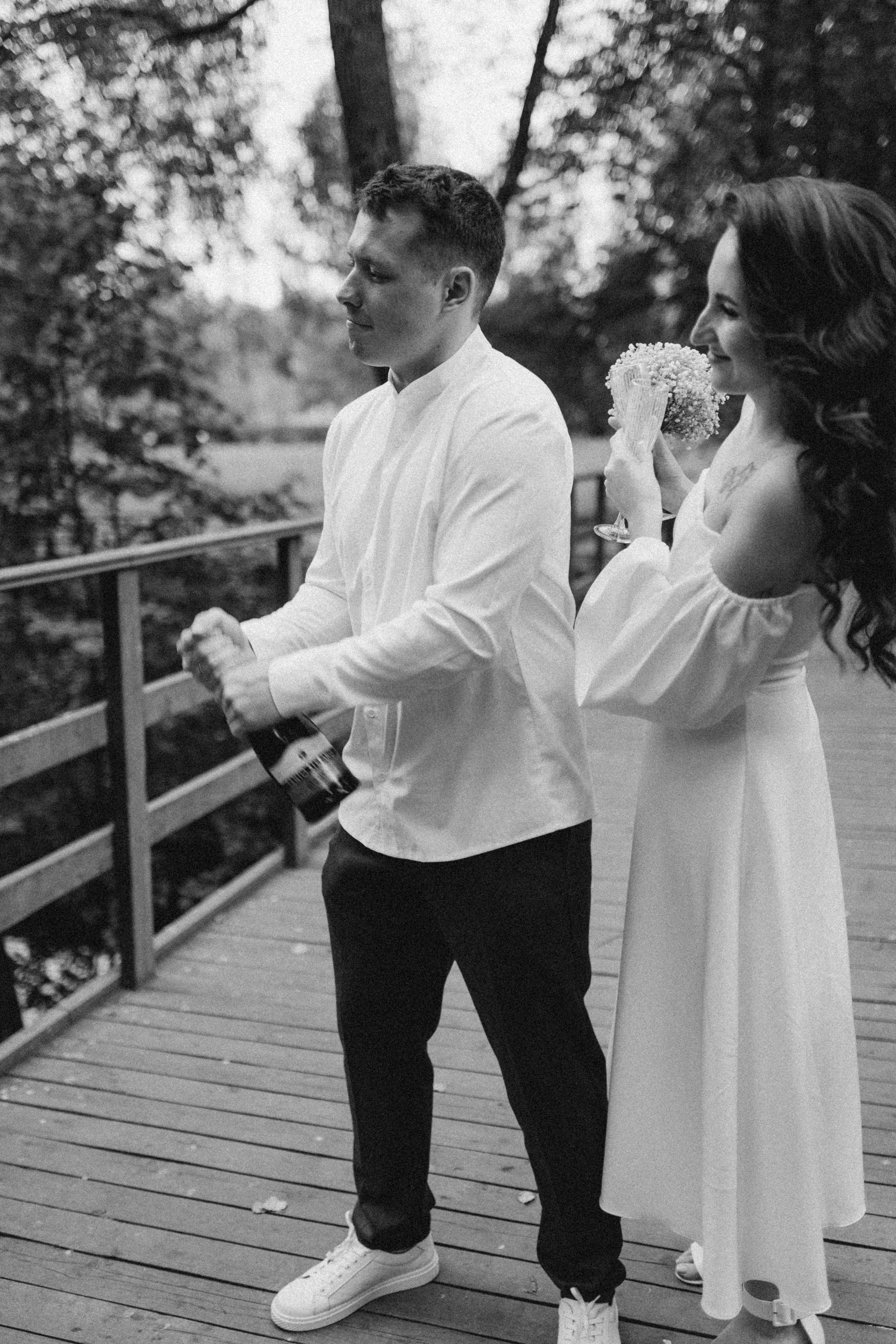 Свадебная прогулка Влада и Ани. Семейный фотограф в Москве и Люберцах Юлия Гуськова