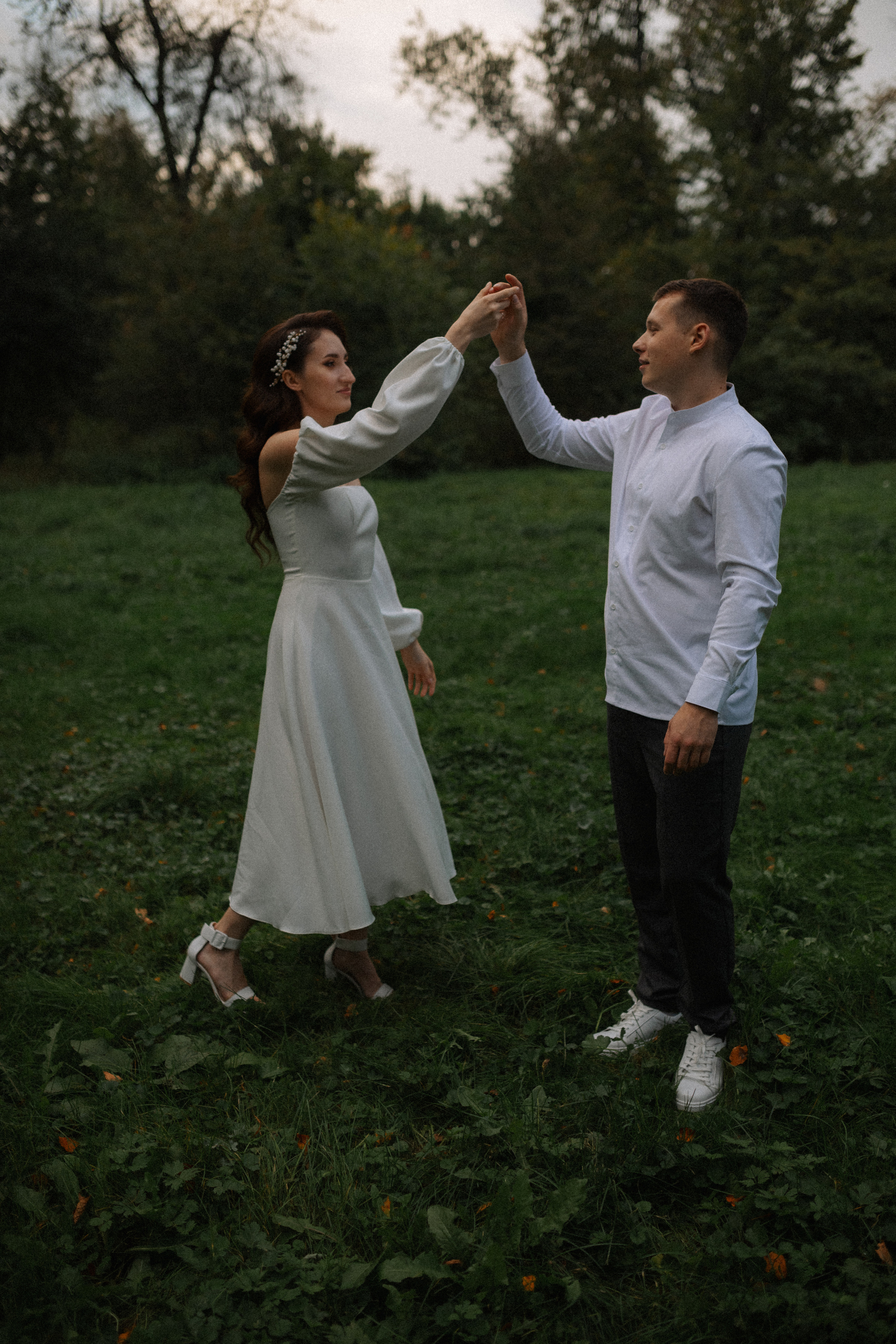 Свадебная прогулка Влада и Ани. Семейный фотограф в Москве и Люберцах Юлия Гуськова