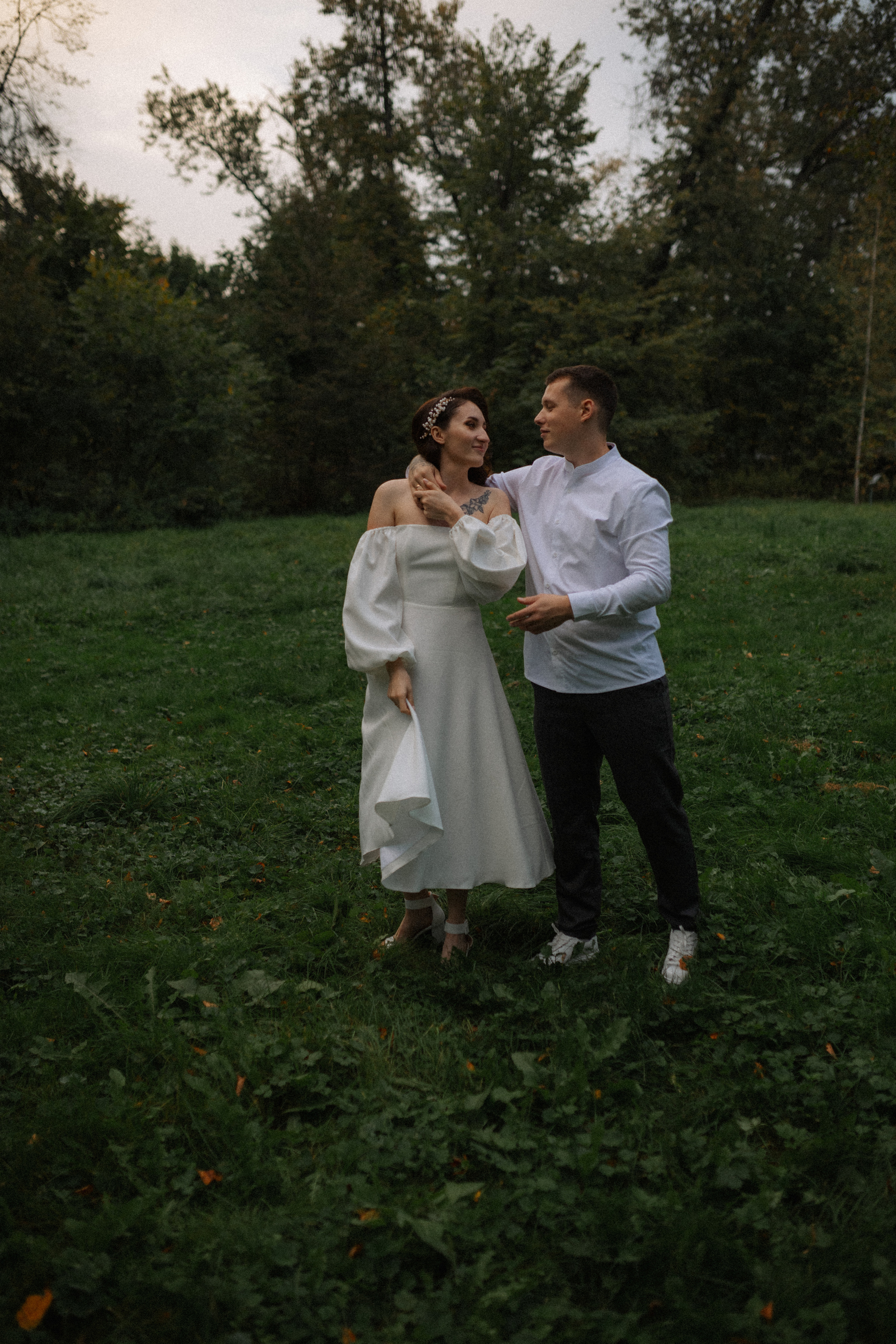 Свадебная прогулка Влада и Ани. Семейный фотограф в Москве и Люберцах Юлия Гуськова