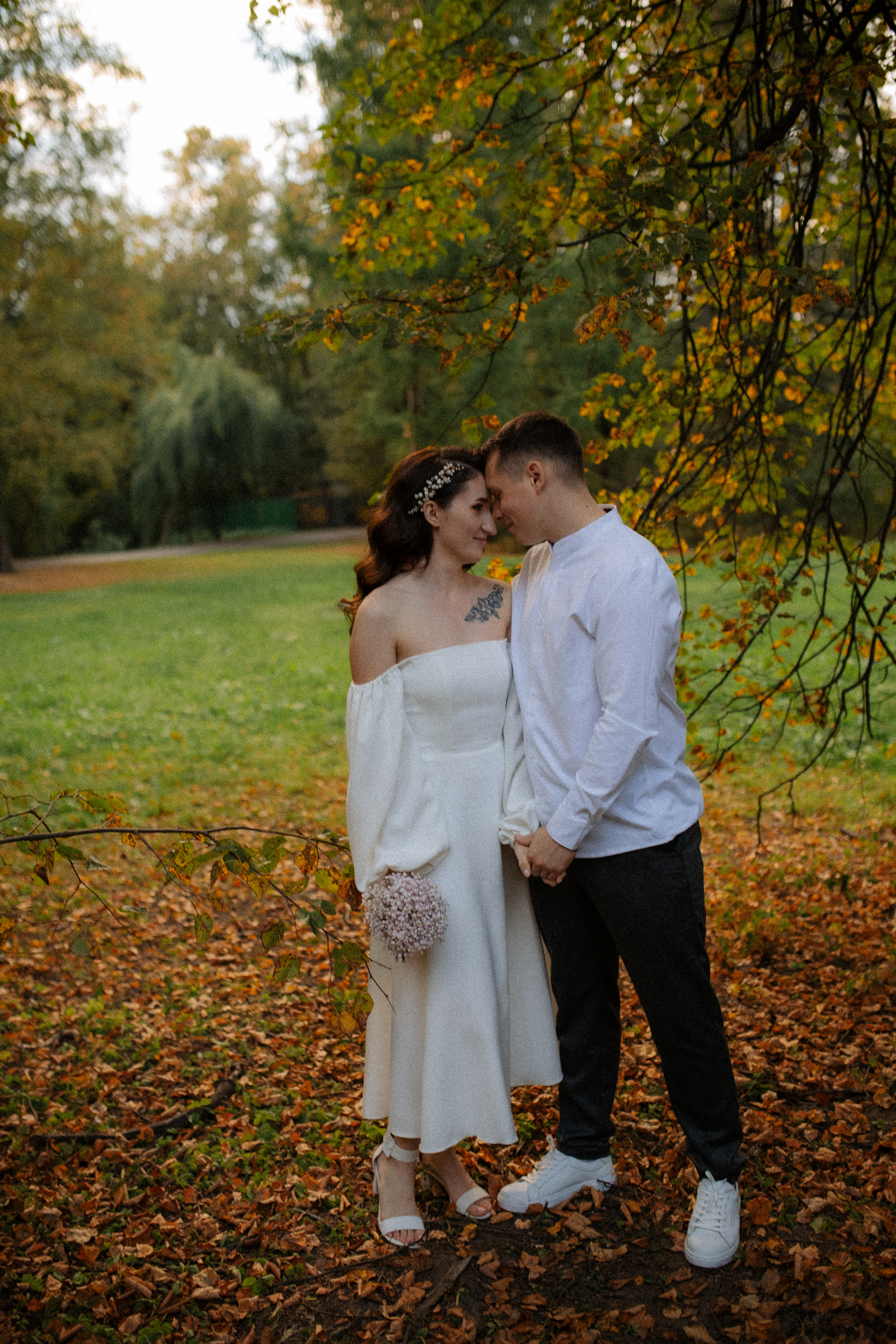 Свадебная прогулка Влада и Ани. Семейный фотограф в Москве и Люберцах Юлия Гуськова