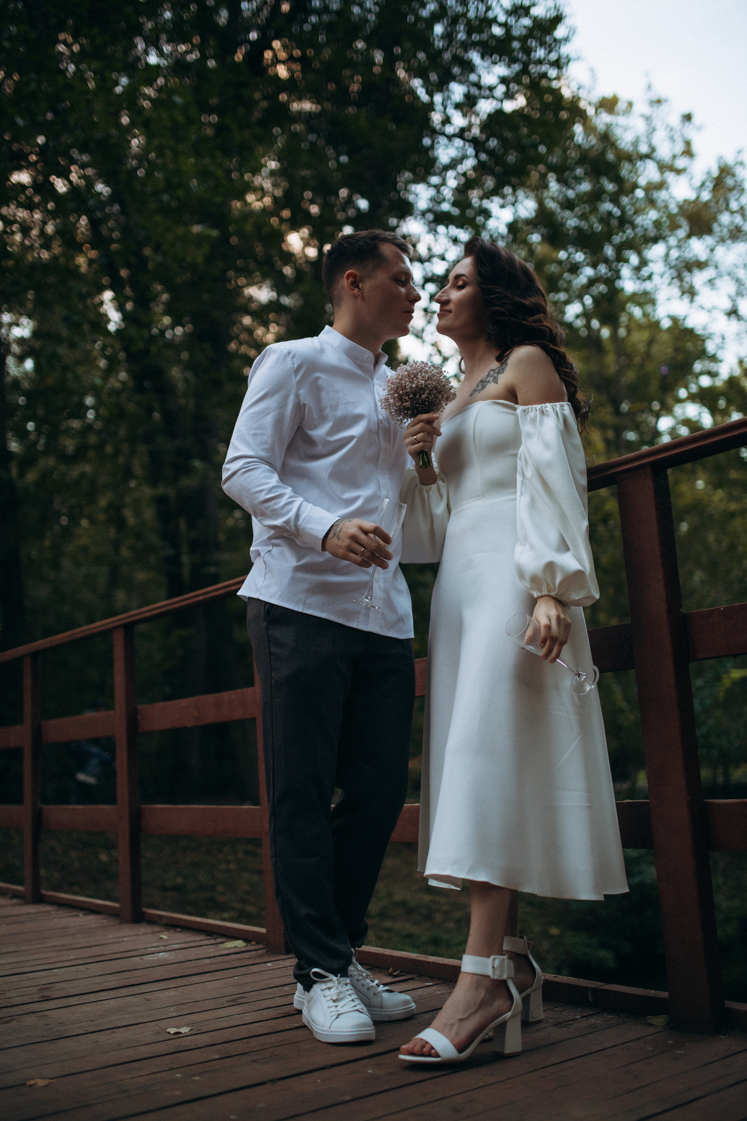 Свадебная прогулка Влада и Ани. Семейный фотограф в Москве и Люберцах Юлия Гуськова