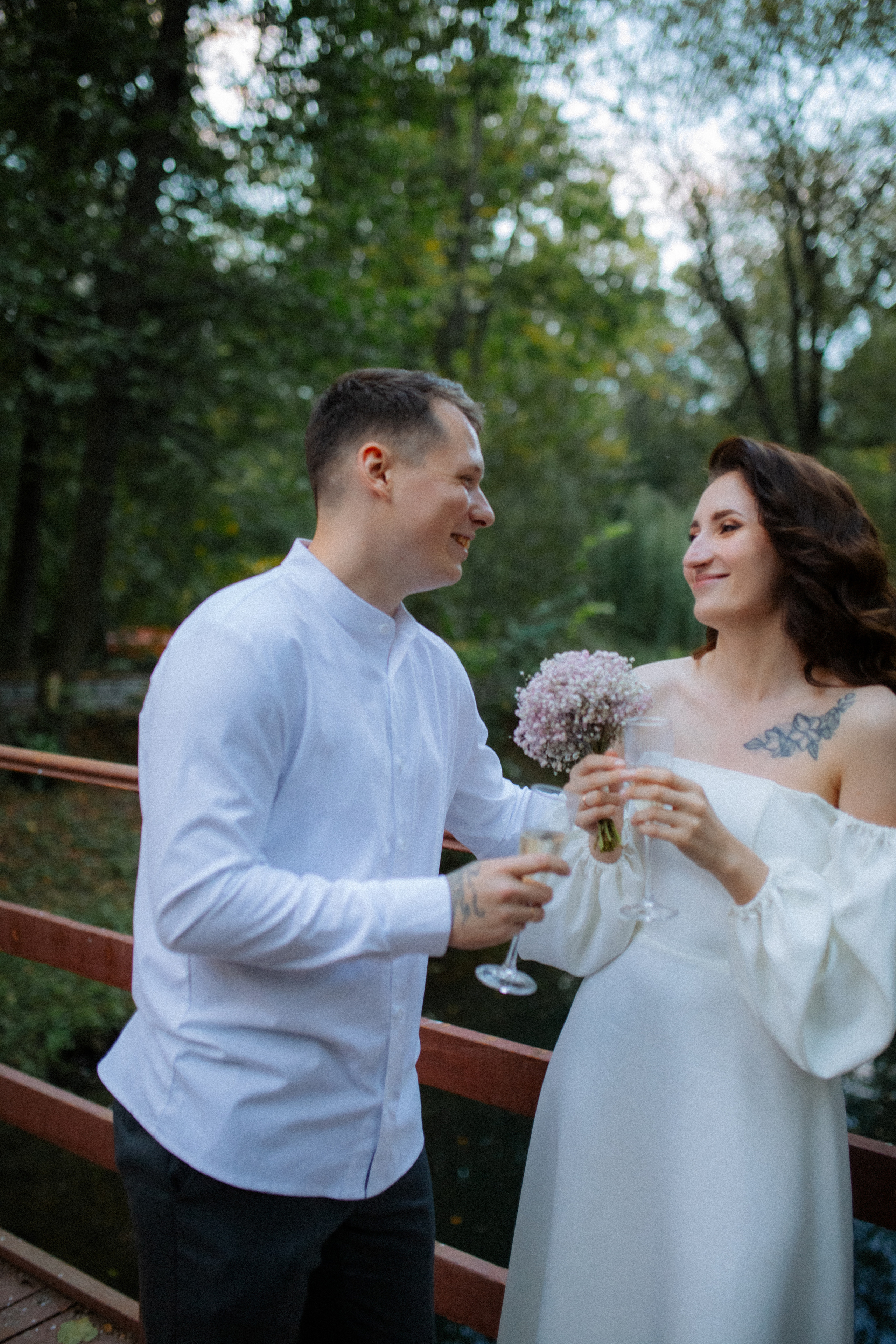 Свадебная прогулка Влада и Ани. Семейный фотограф в Москве и Люберцах Юлия Гуськова