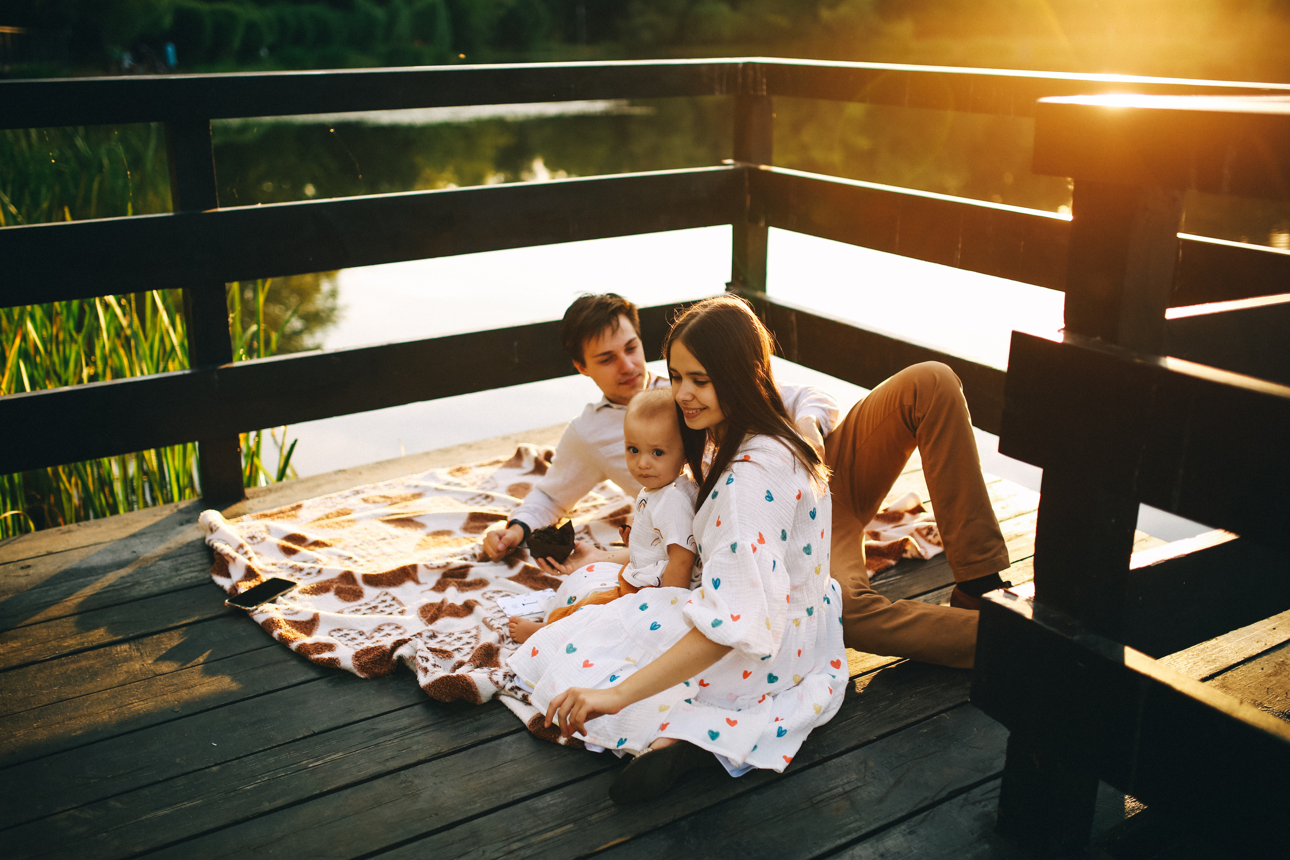 Митя, Лена и Лёвушка. Семейный фотограф в Москве и Люберцах Юлия Гуськова