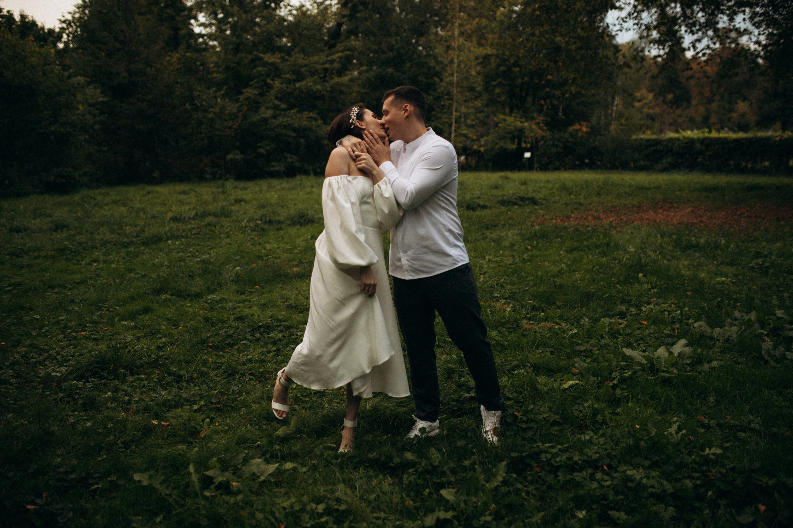 Свадебная прогулка Влада и Ани. Семейный фотограф в Москве и Люберцах Юлия Гуськова