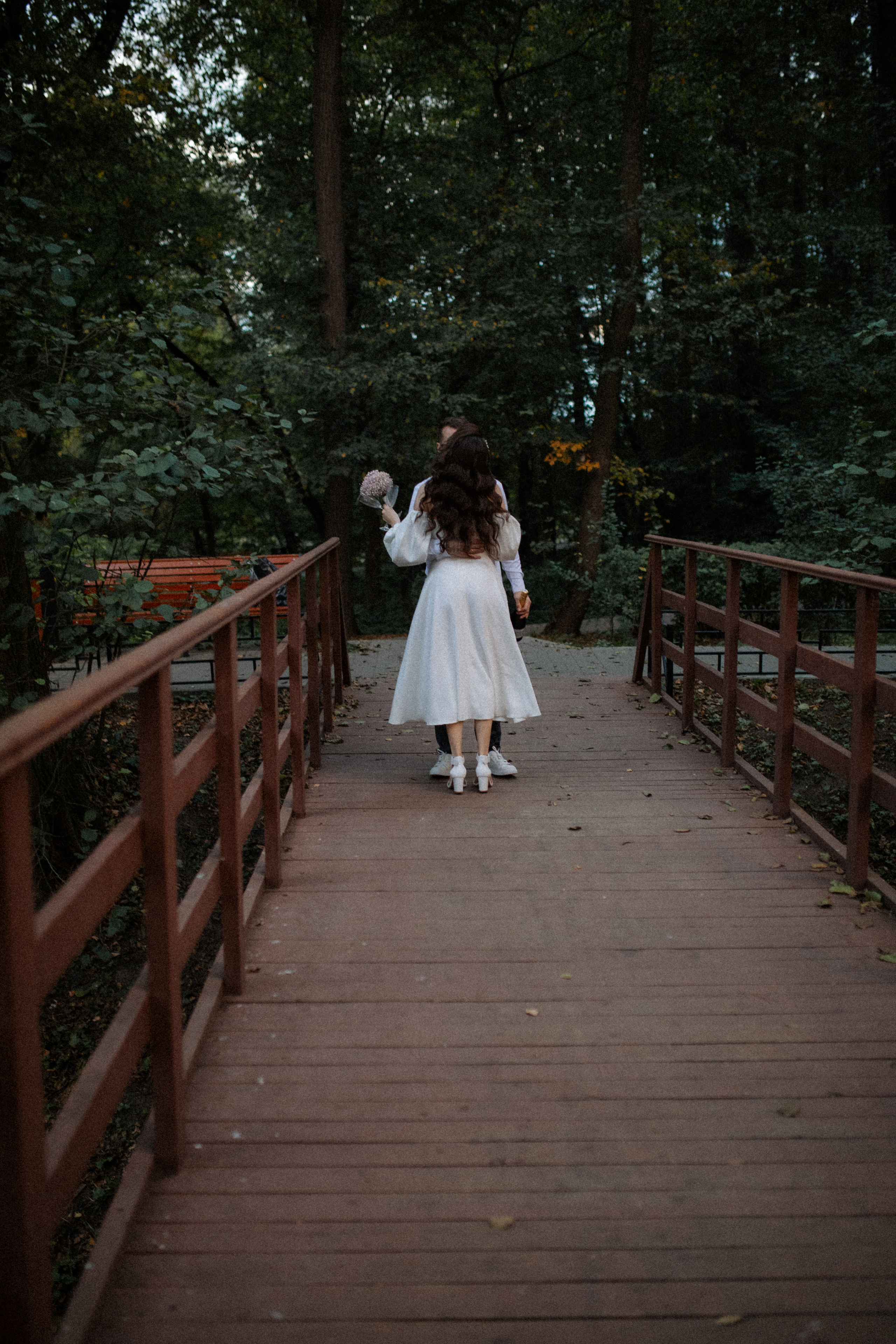 Свадебная прогулка Влада и Ани. Семейный фотограф в Москве и Люберцах Юлия Гуськова