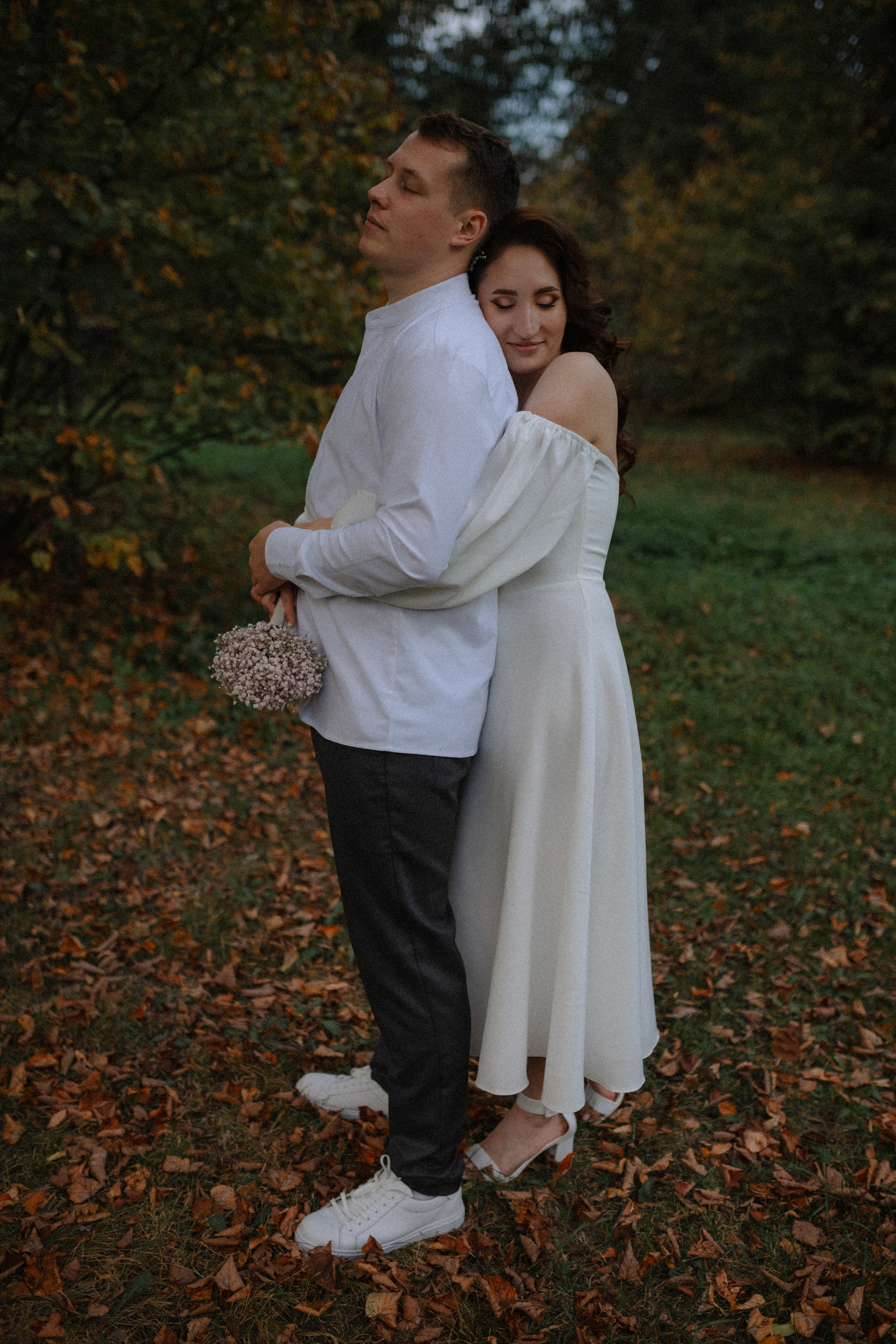 Свадебная прогулка Влада и Ани. Семейный фотограф в Москве и Люберцах Юлия Гуськова