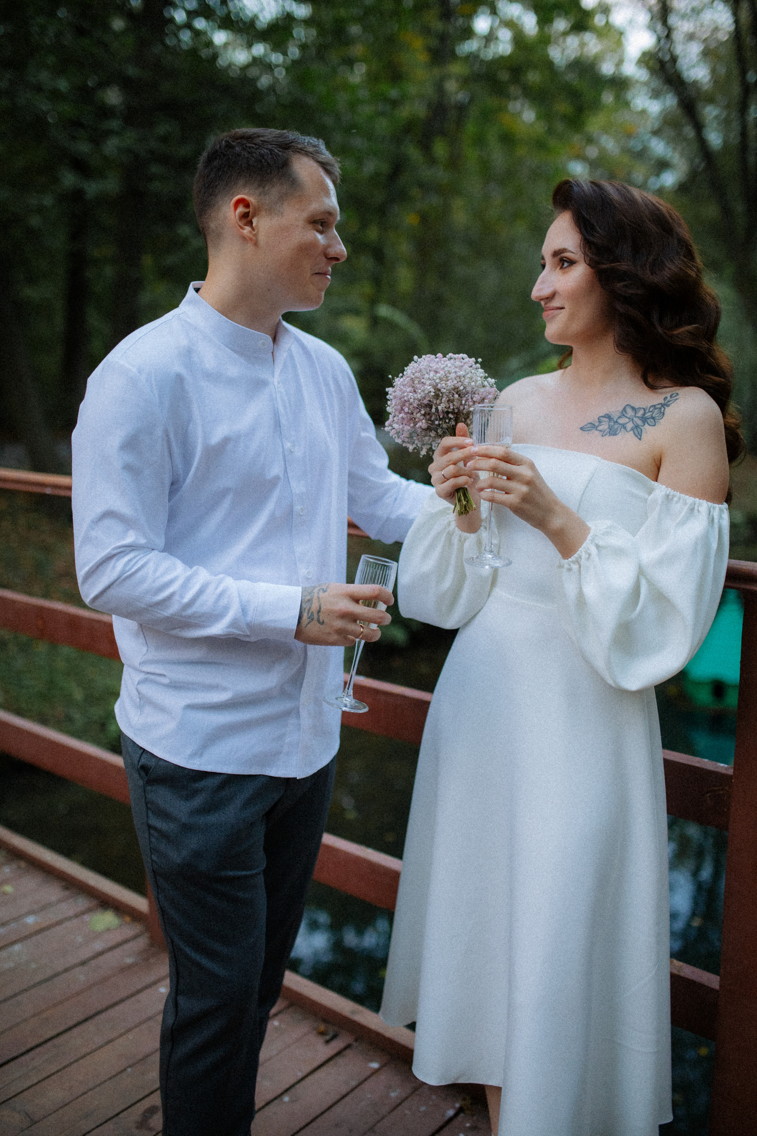 Свадебная прогулка Влада и Ани. Семейный фотограф в Москве и Люберцах Юлия Гуськова