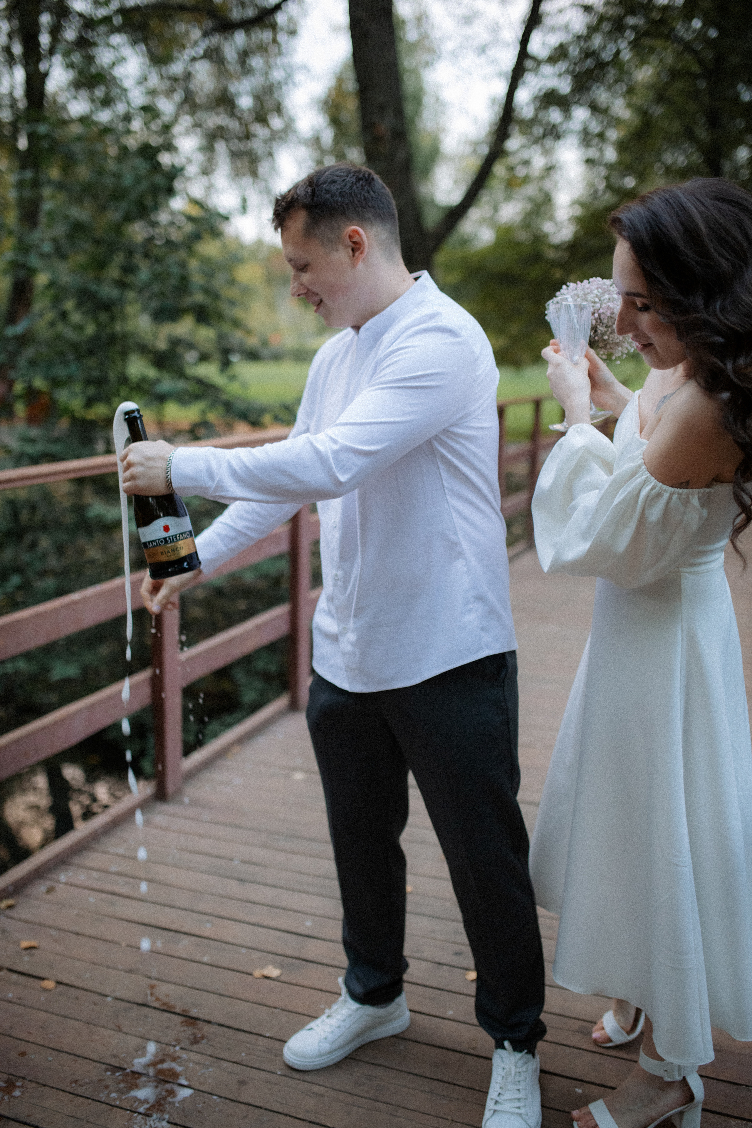 Свадебная прогулка Влада и Ани. Семейный фотограф в Москве и Люберцах Юлия Гуськова