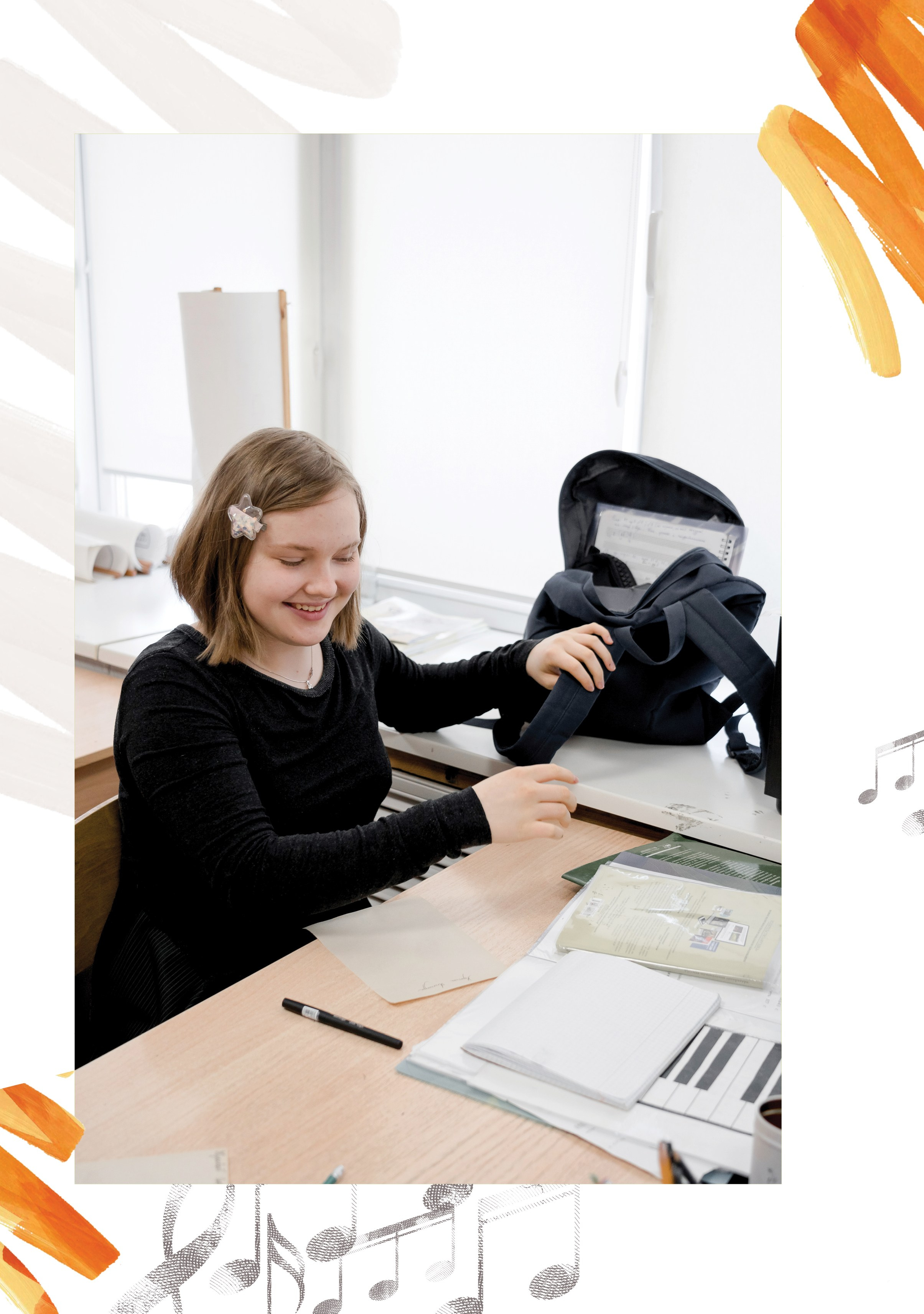 Александра, фортепиано (большой, индивидуальный альбом). Фабрика выпускных альбомов