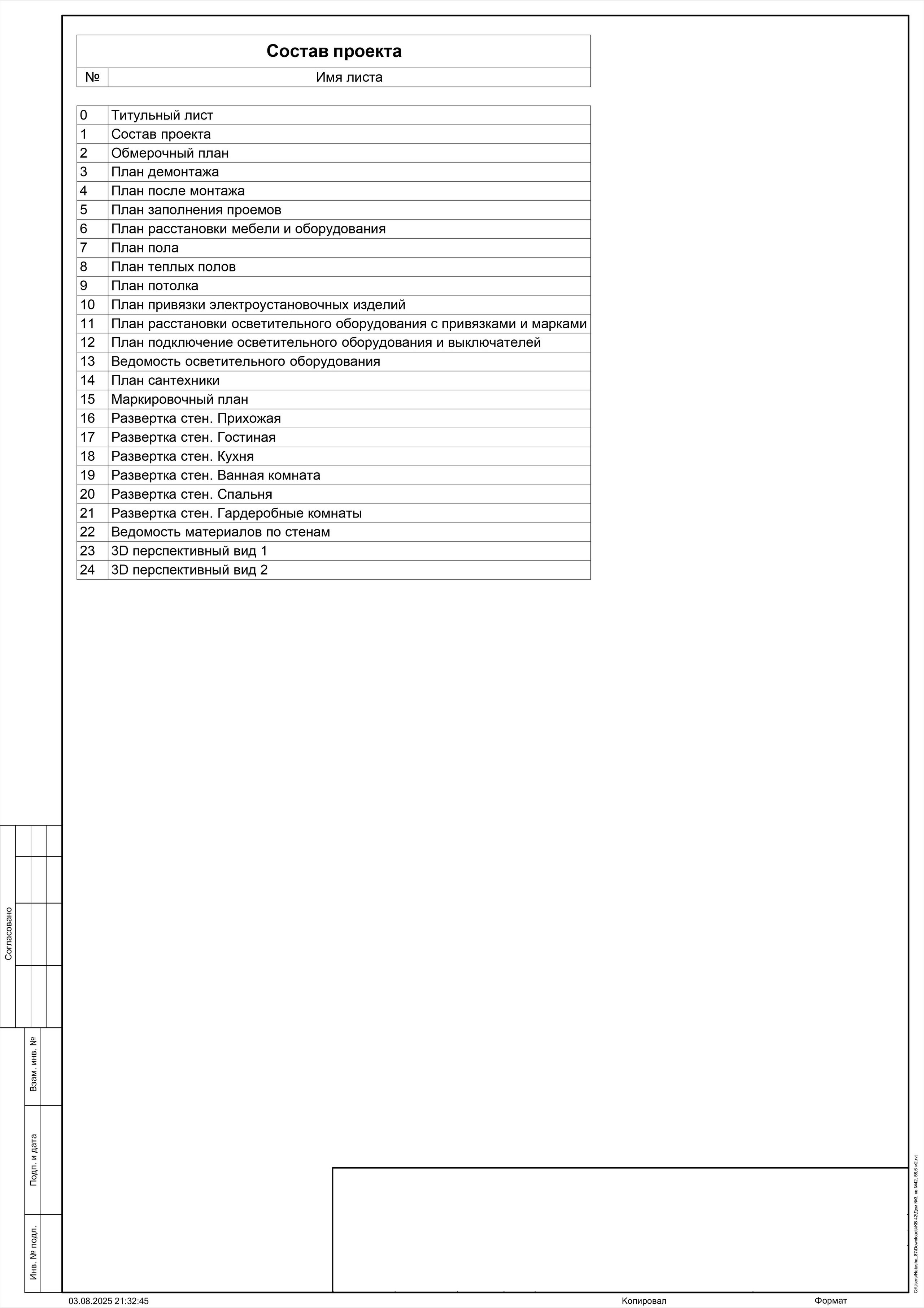Пример проекта. Дизайнер для Ваших уникальных интерьеров Панихина Наталья