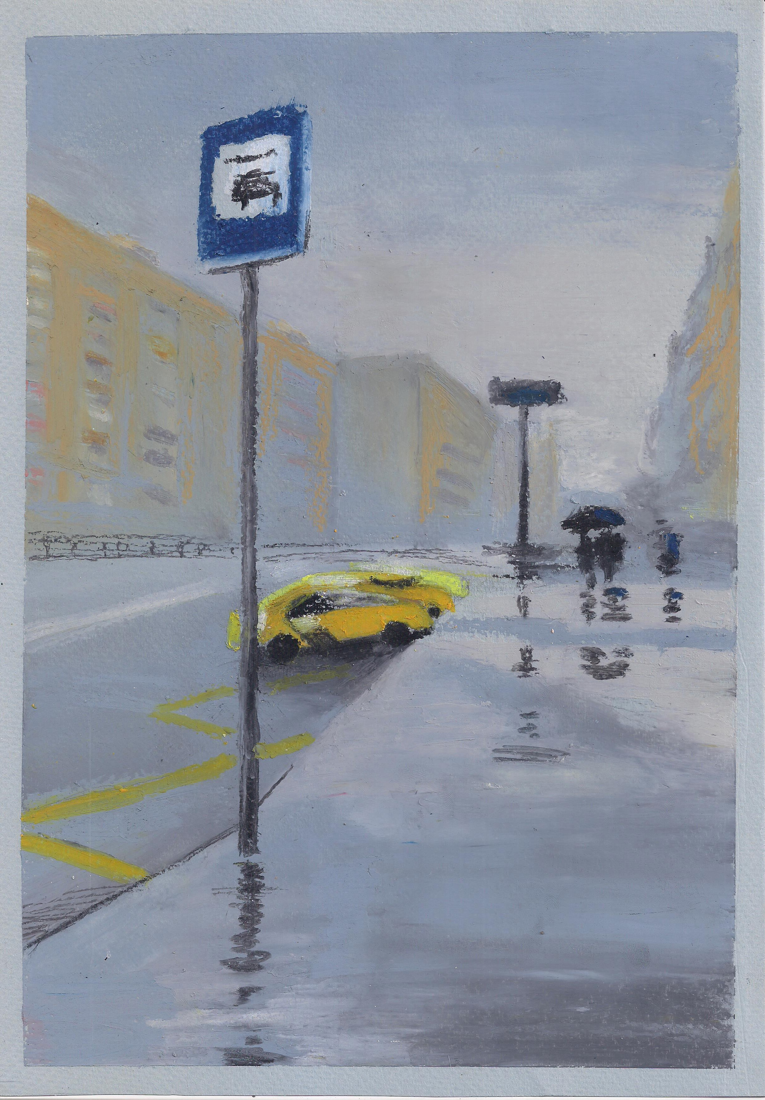 Цветные карандаши, пастель. Фотограф Юлия Зимина