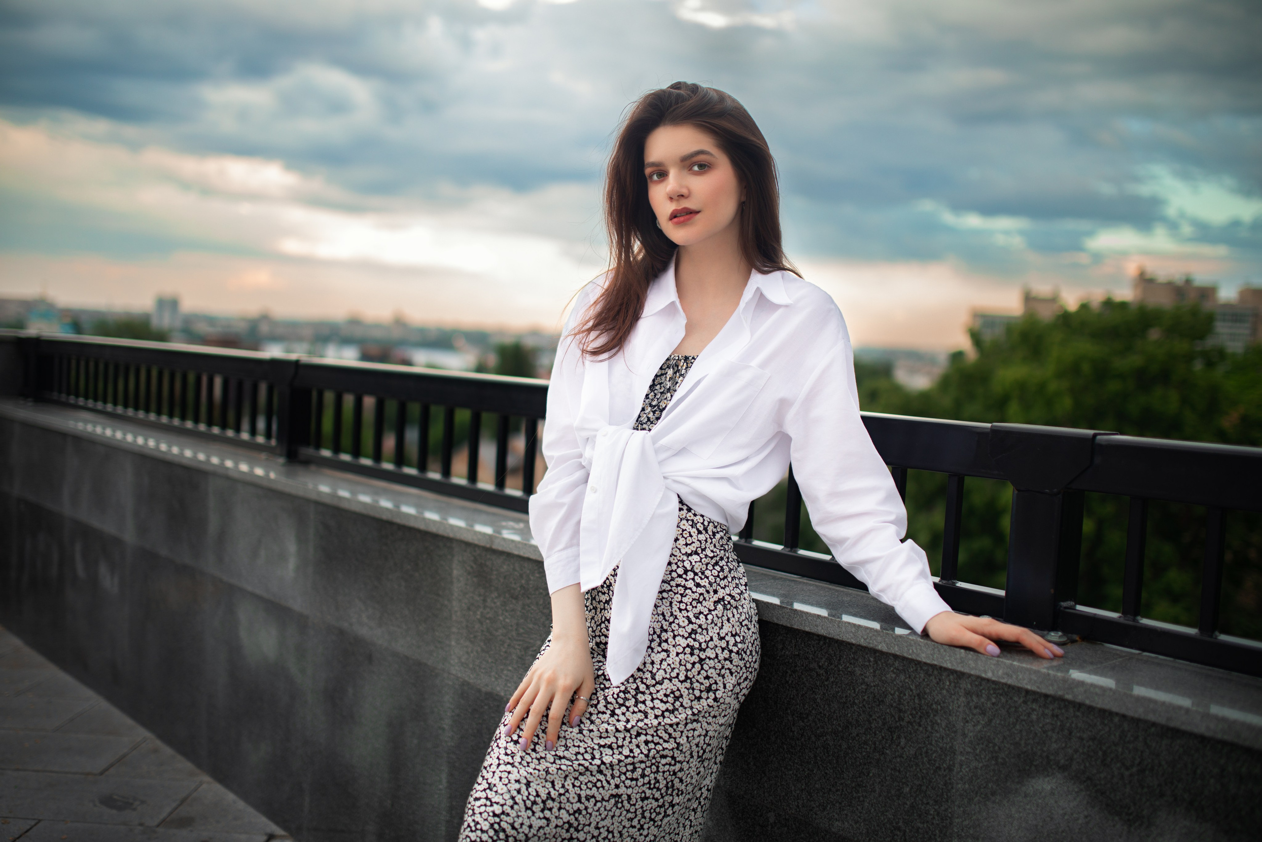 Фотосет с Дарьей на улицах города в формате для «себя»