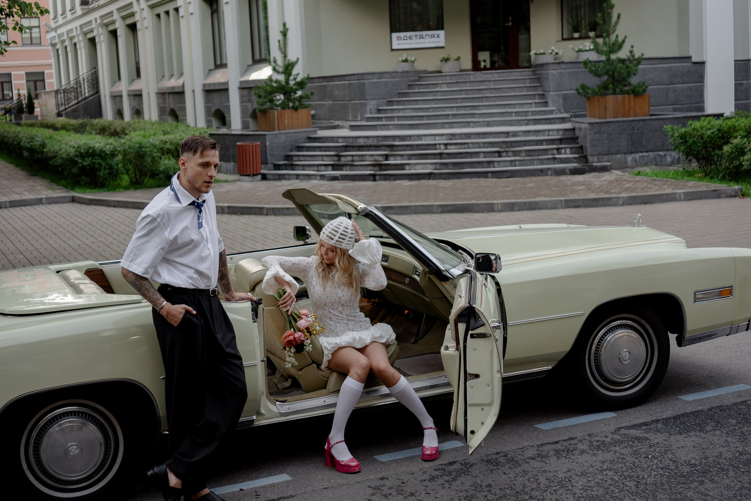 СВАДЕБНАЯ СЬЕМКА С КАБРИОЛЕТОМ В САНТК-ПЕТЕРБУРГЕ НА ПЕТРОГРАДКЕ В ОТЕЛЕ ПАНОРАМИКА. Профессиональный фотограф, Санкт-Петербург — Виктория Богомолова