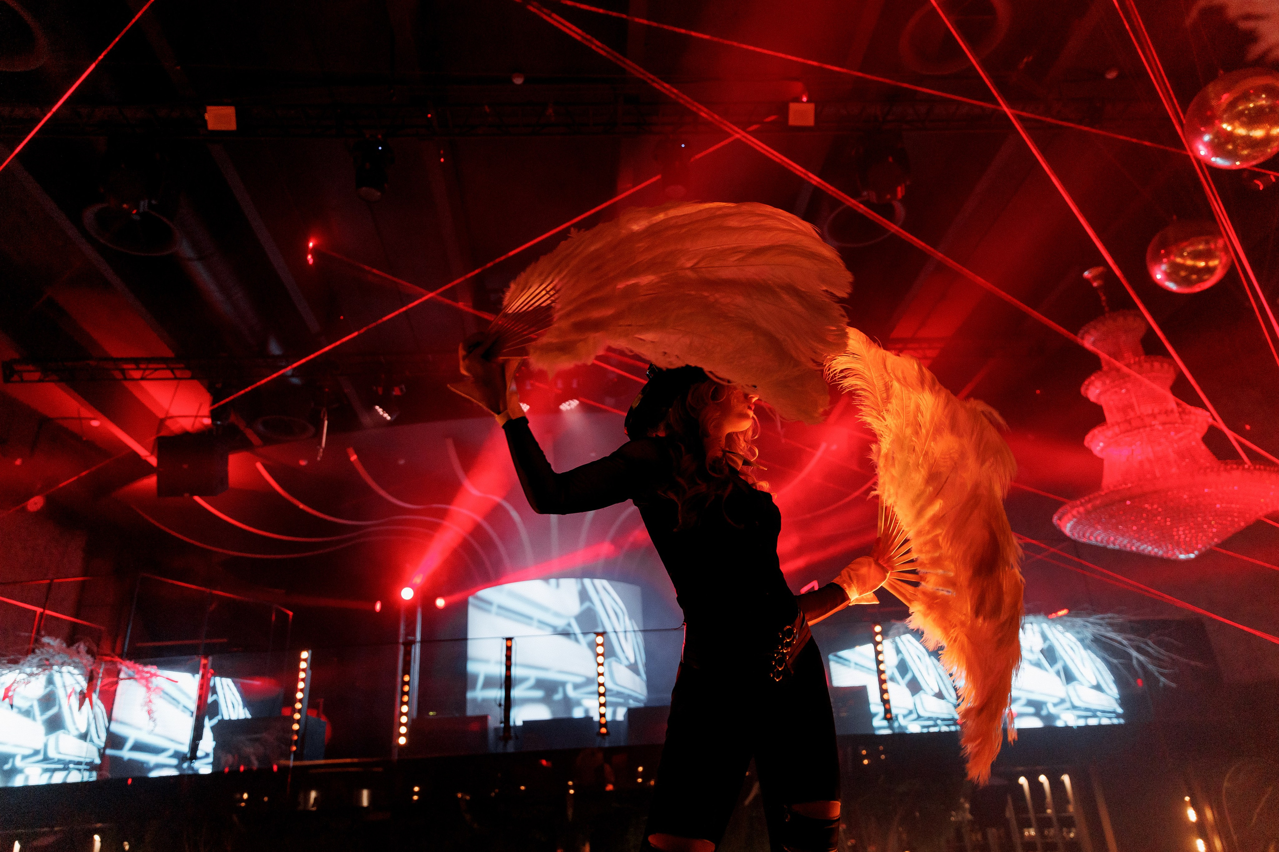 Корпоративные события. Алина Посторонка и Дима Мурашов