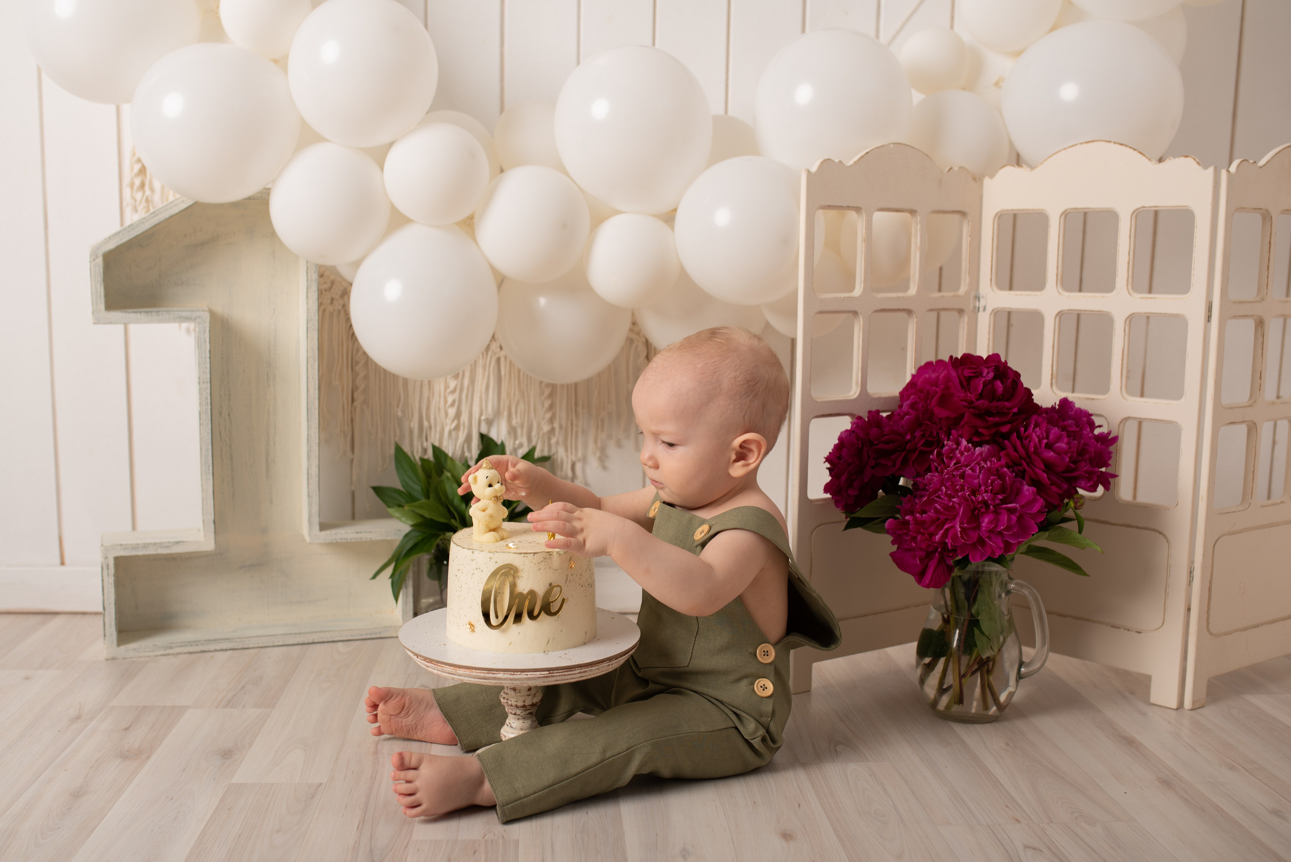 Первый тортик. Фотограф новорожденных и детей до года в Челябинске Иванова Елена