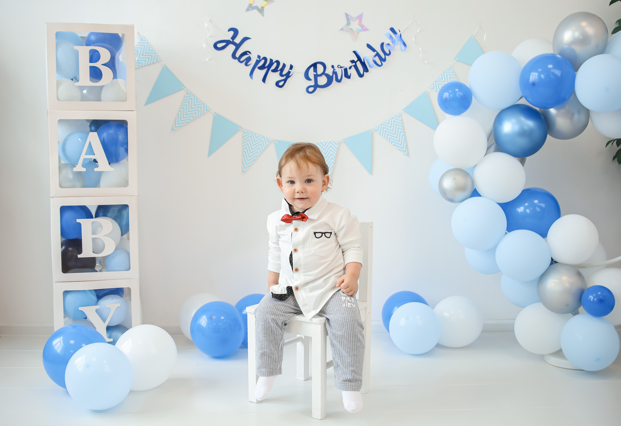 Годовасие Кирюши. Детский и Семейный фотограф в Санкт-Петербурге. Детская Фотостудия «FAMILY STORY»