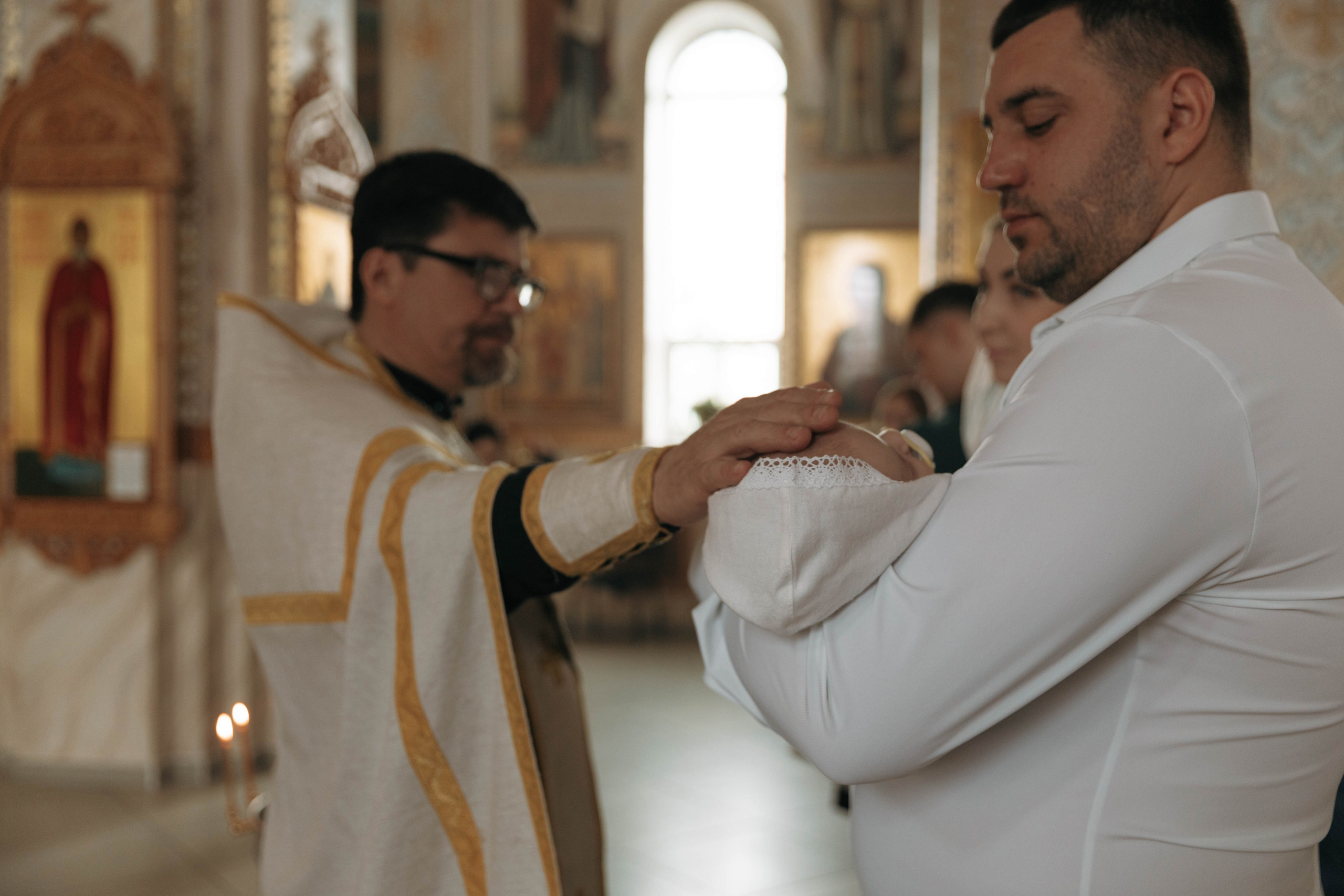 Таинство Крещения Никиты. Фотограф Сальск Катерина