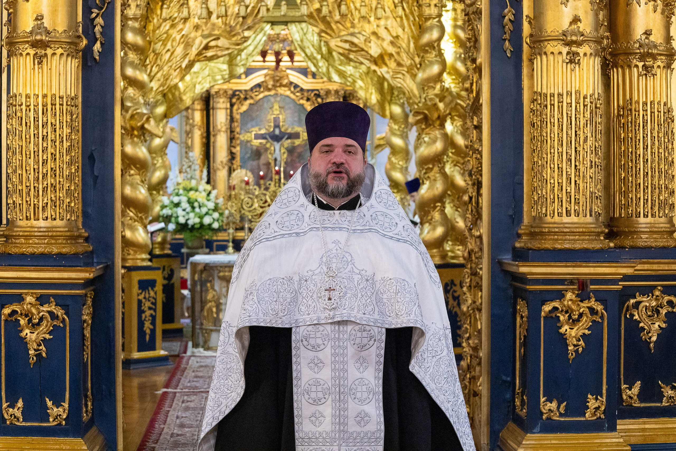ВСЕНОЩНОЕ БДЕНИЕ В КАНУН ПРАЗДНИКА ВОЗНЕСЕНИЯ ГОСПОДНЯ. НИКОЛО-БОГОЯВЛЕНСКИЙ МОРСКОЙ СОБОР