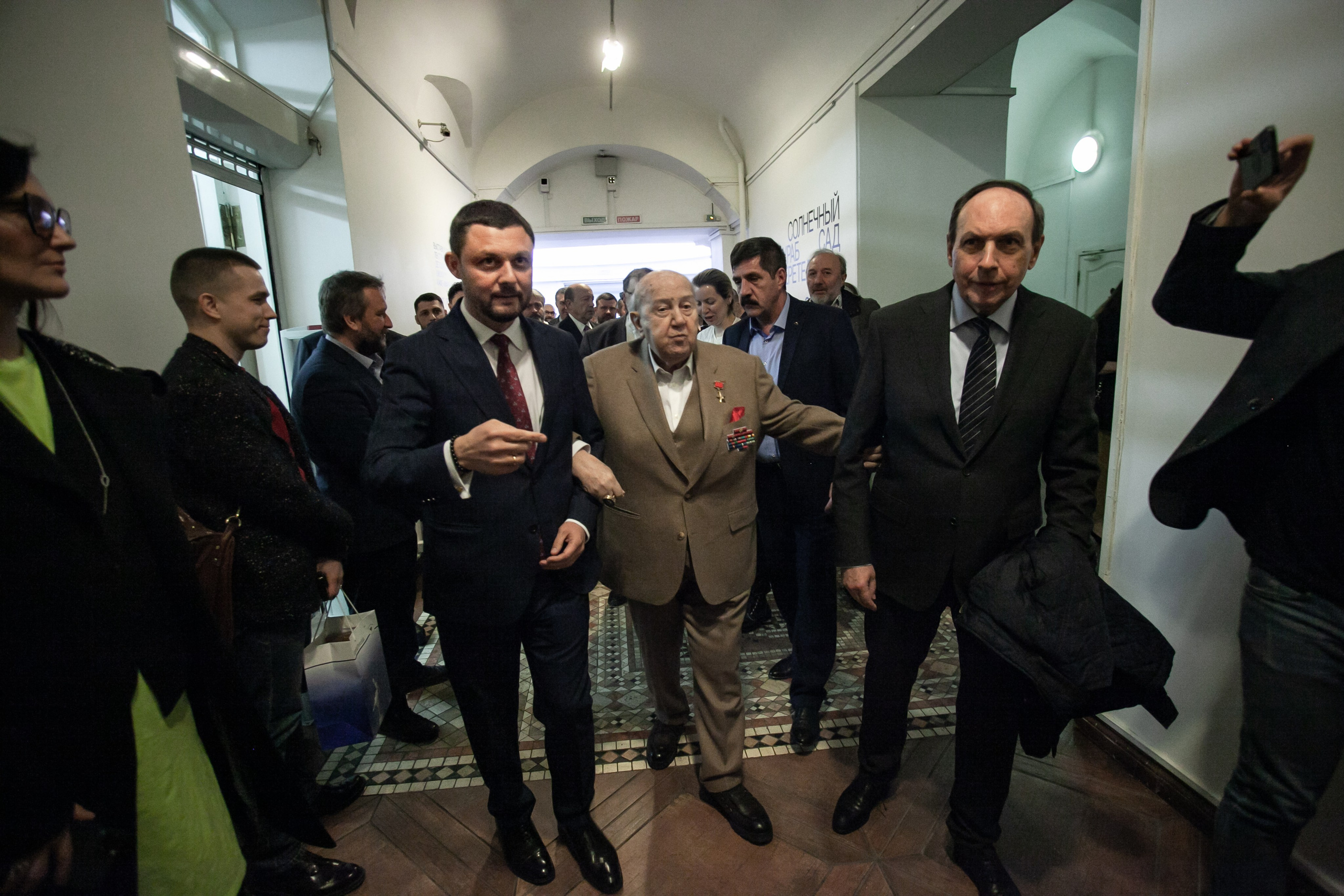 Открытие выставки Зураба Церетели. Art photographer Nino