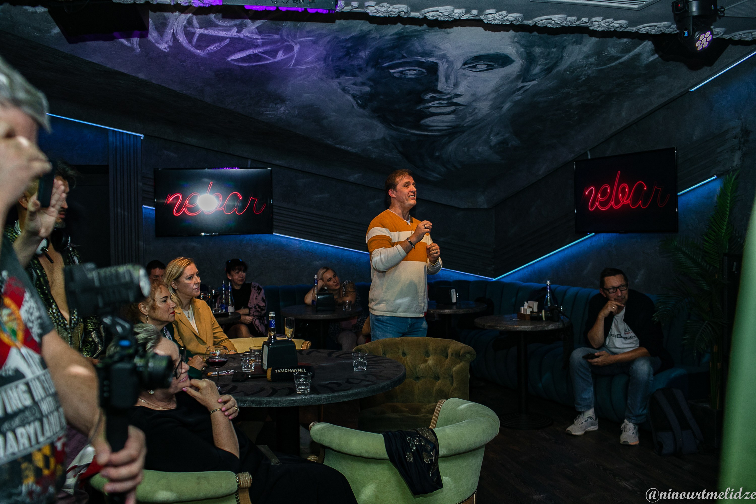 Пресс конференция Kevin Maccoy. Art photographer Nino