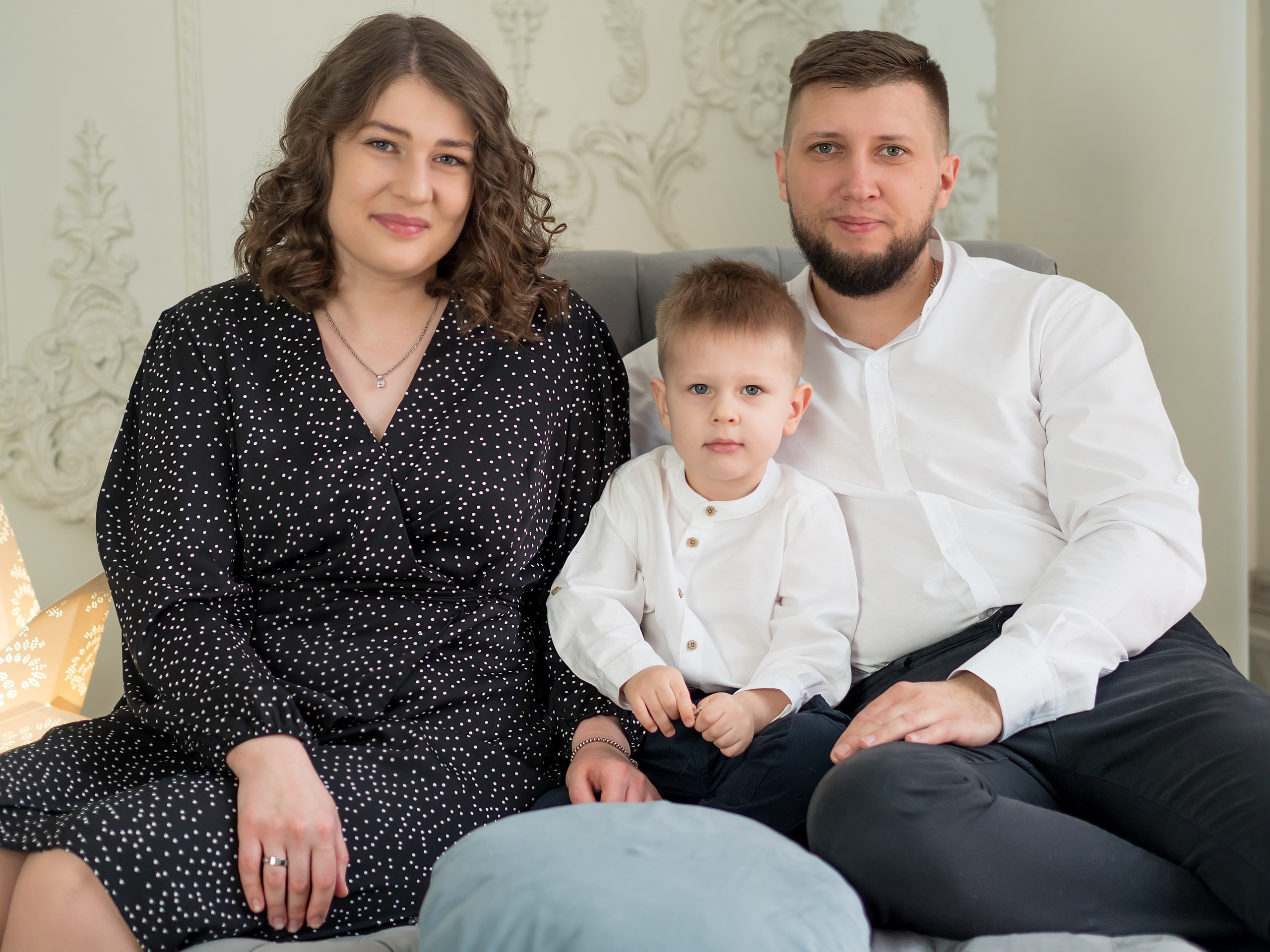 Саша и его семья. Семейный детский фотограф в Красноярске Скачкова Юлия