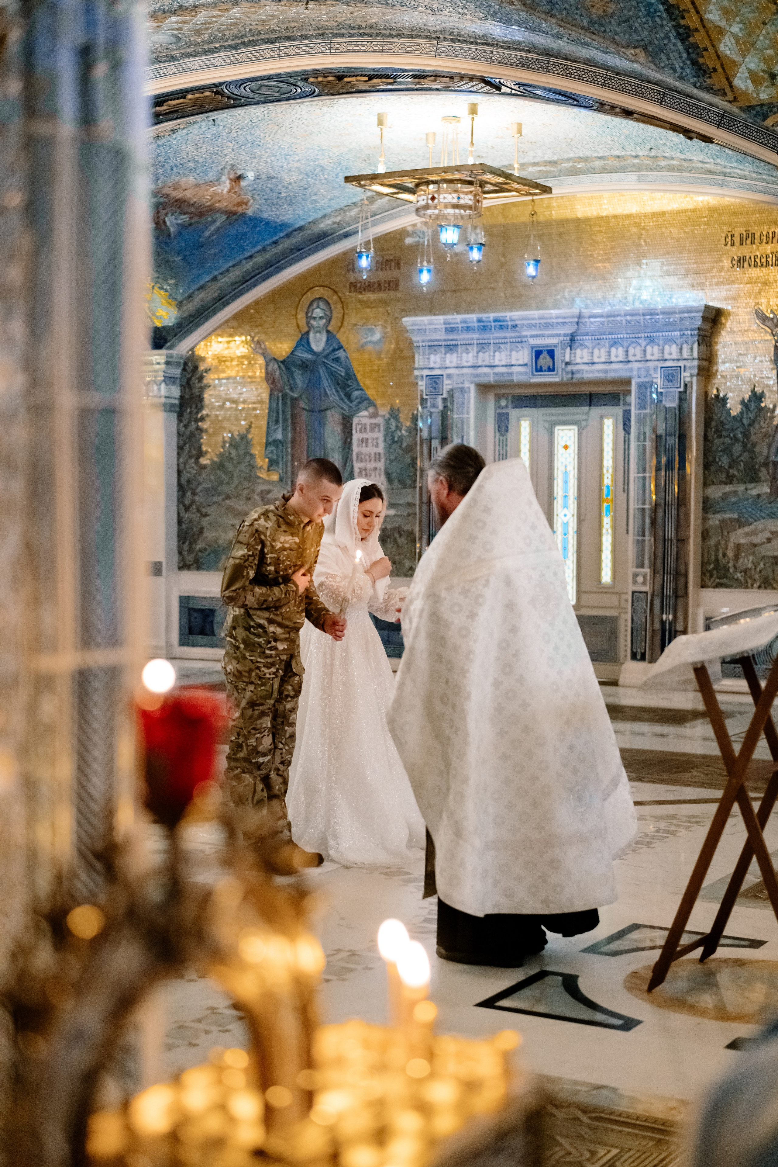 Венчание в Главном храме вооруженных сил (Патриот). Семейный фотограф Одинцово Москва Наталия Черенкова