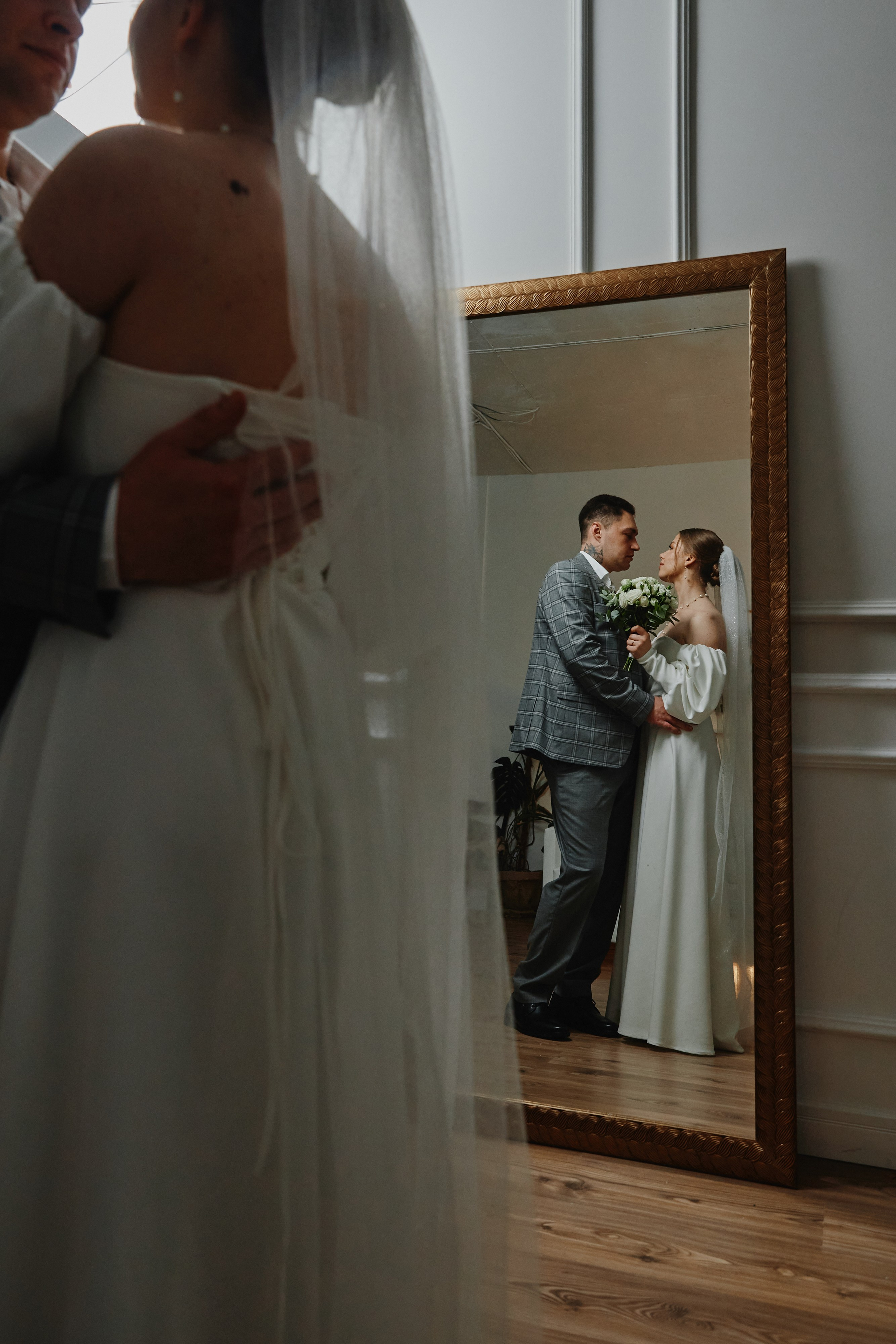 Свадебная фотосессия в студии для Андрея и Натальи