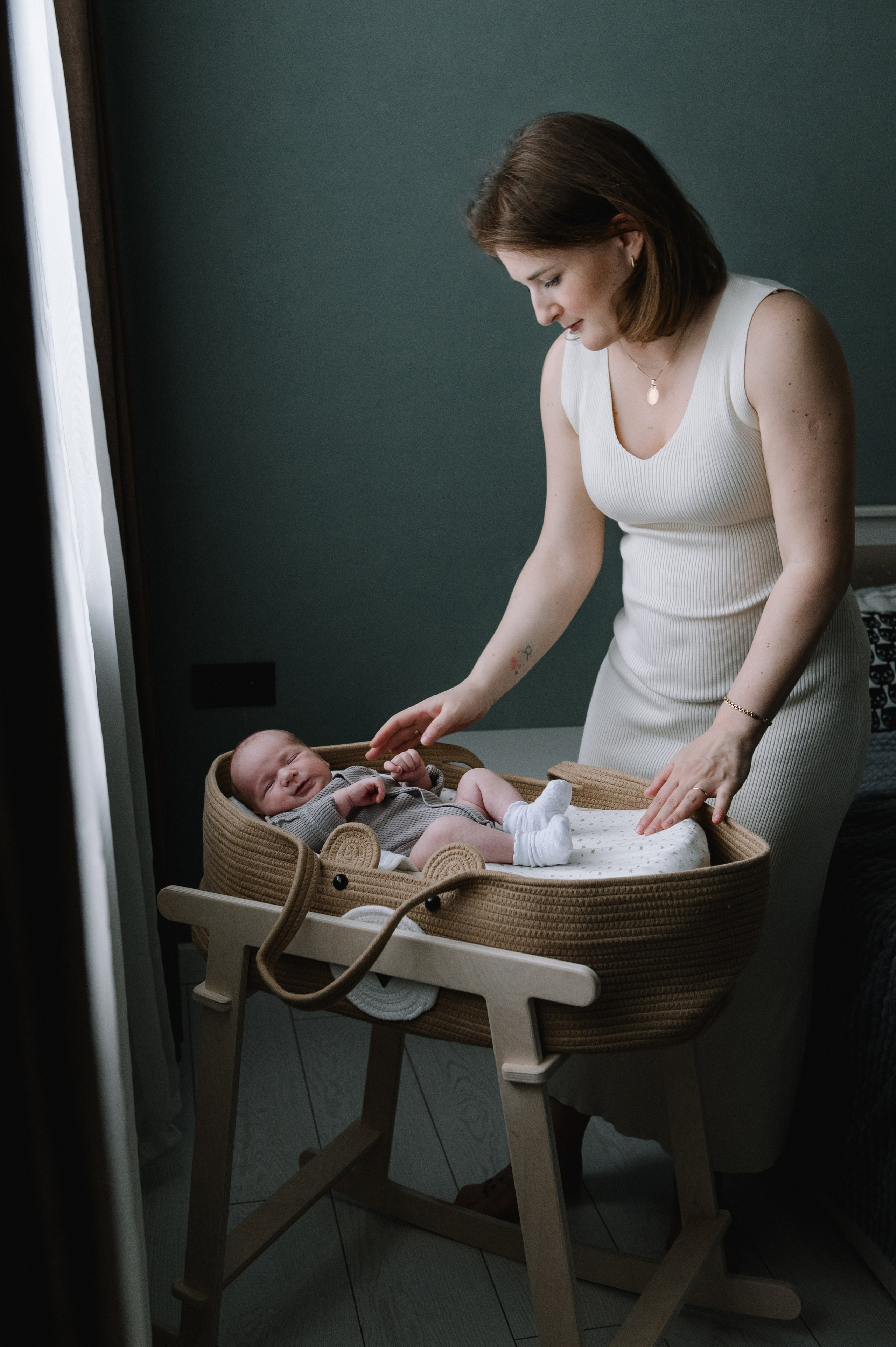 Семейная домашняя фотосессия с новорожденным. Семейный и свадебный фотограф в Москве Татьяна Николаева